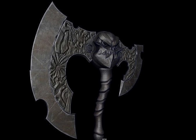Axe weapon Free low-poly 3D model