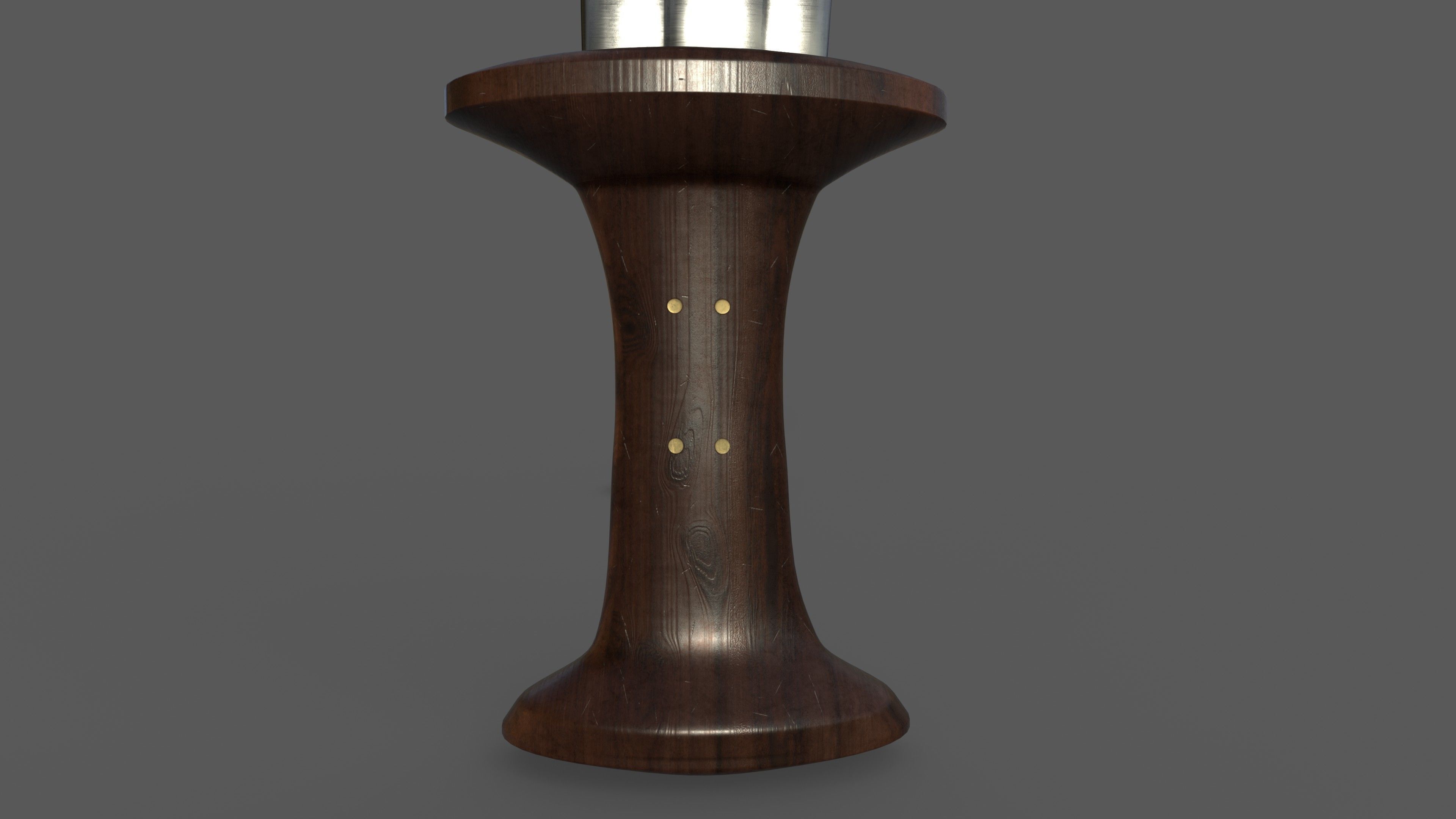 Shotel Sword 3D model_2