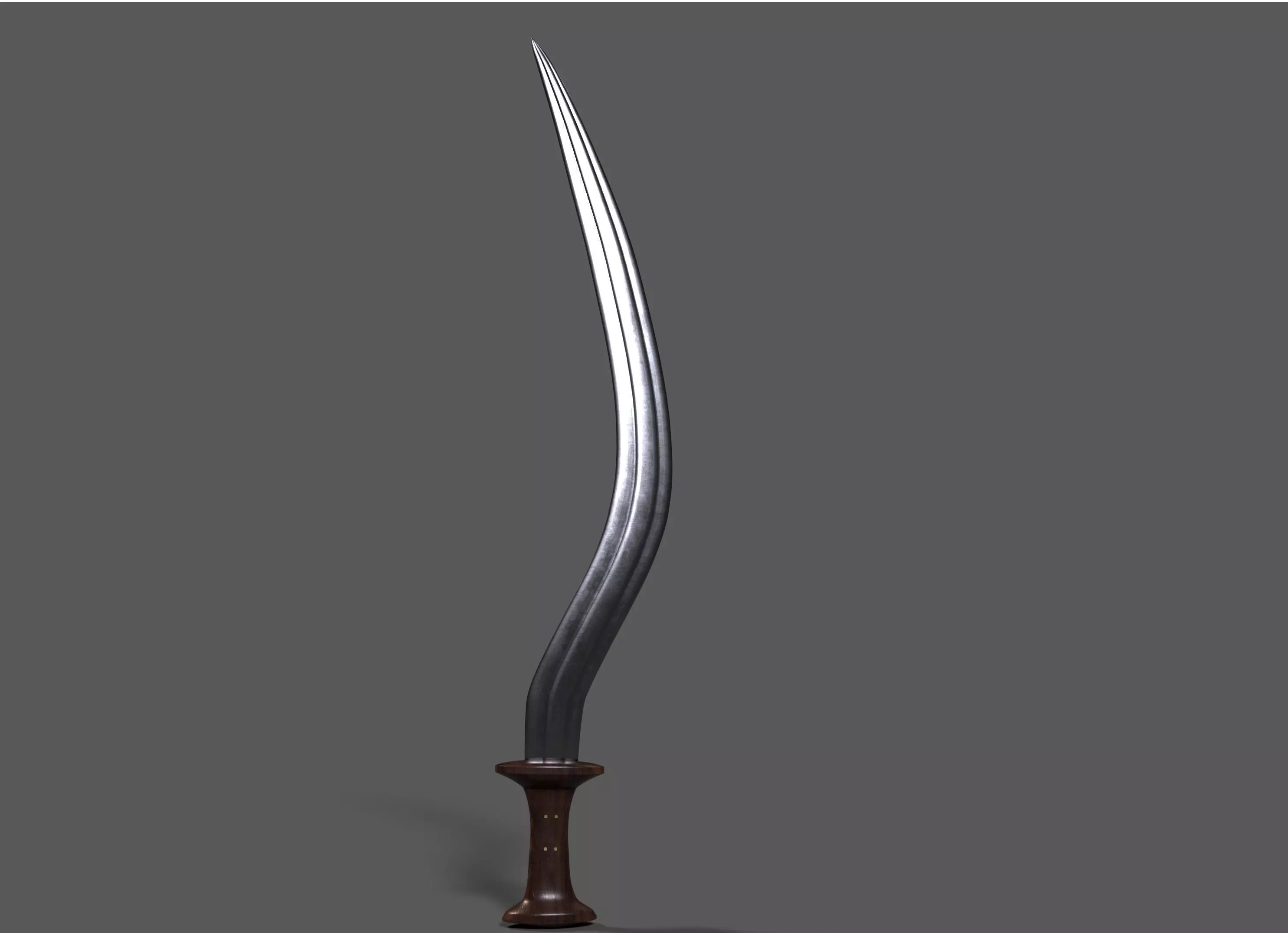 Shotel Sword 3D model_0