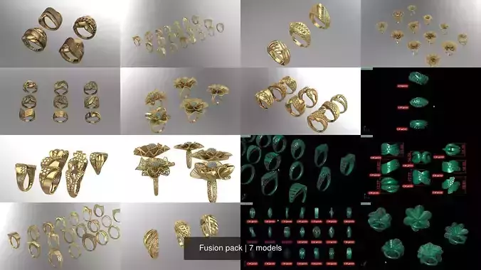 Fusion pack 3D Model Collection