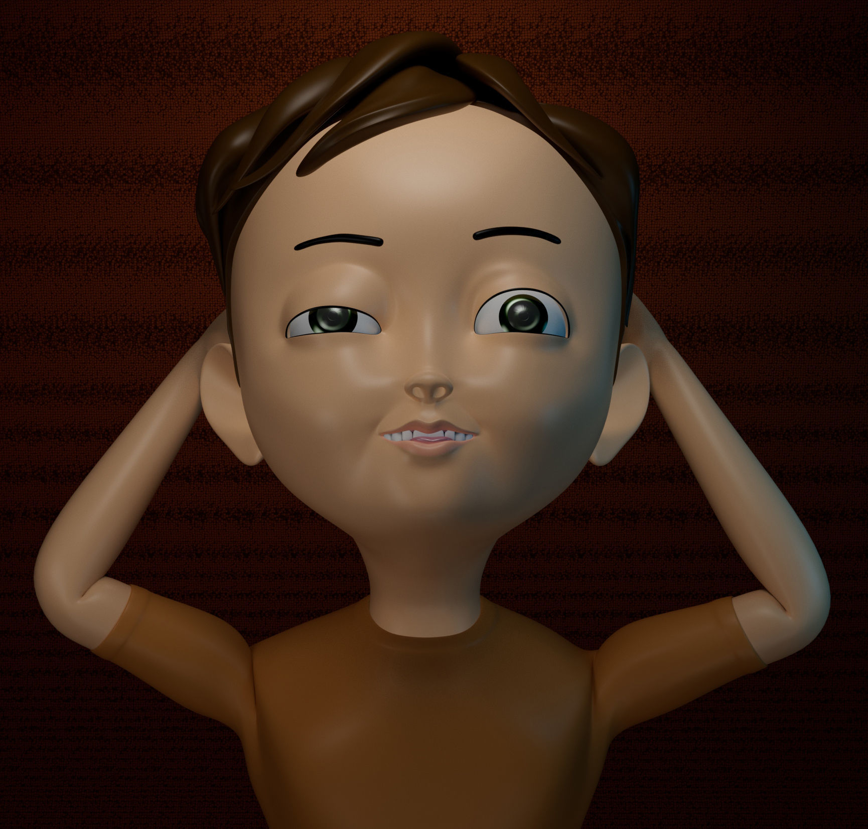 Sweat Chiku 3D model_1