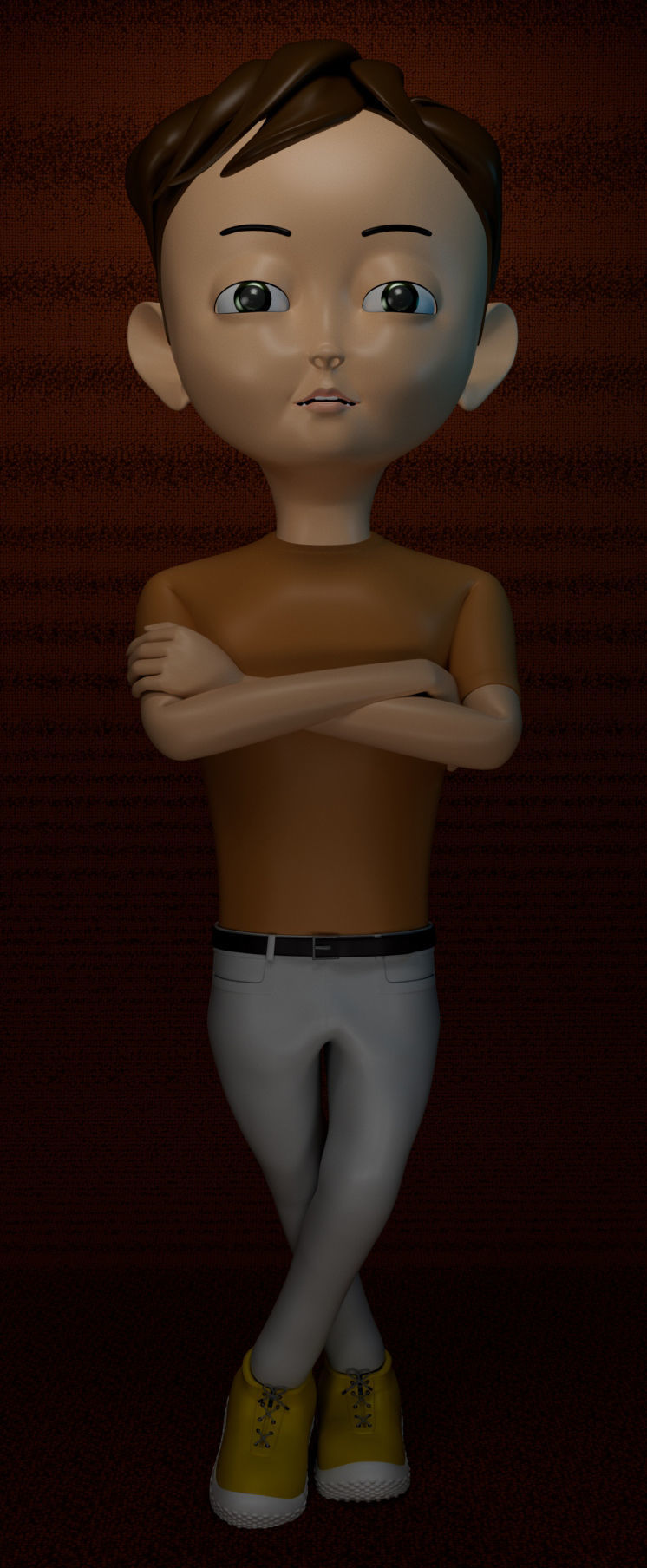 Sweat Chiku 3D model_2