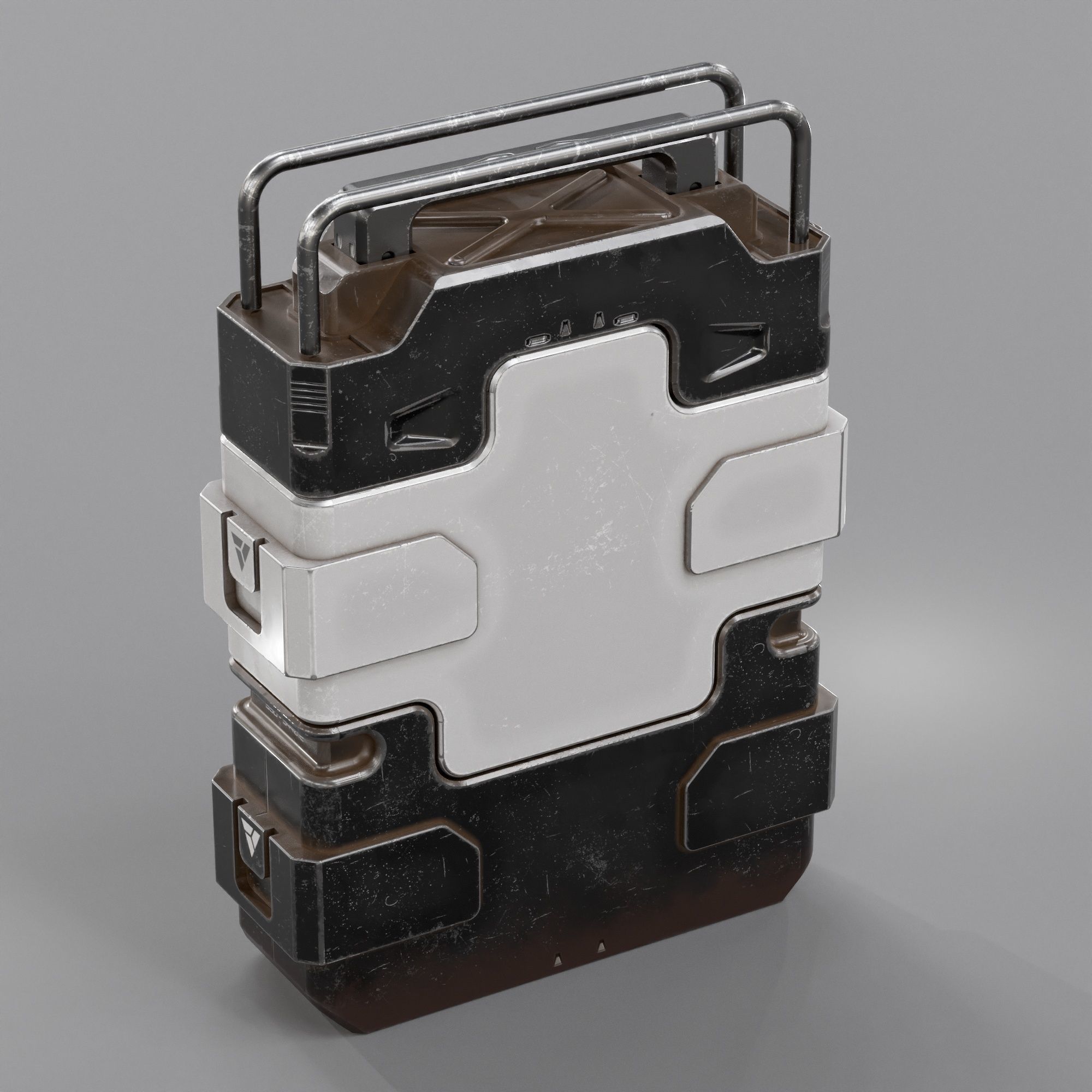 Sci-fi Advance MedKit PBR Low-poly 3D model_6