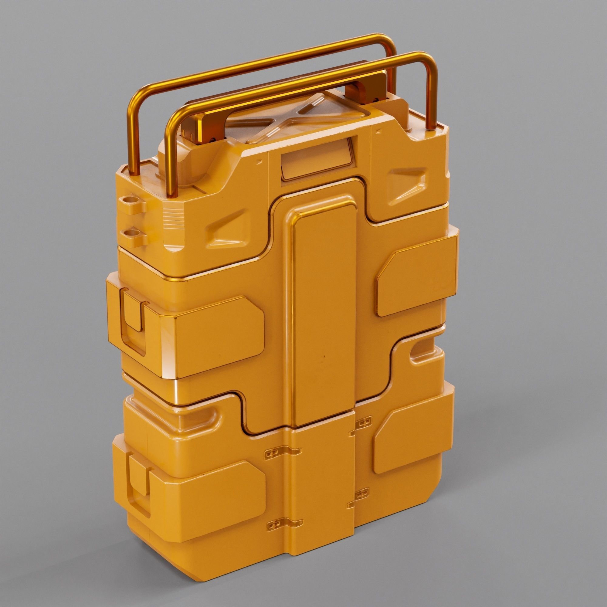 Sci-fi Advance MedKit PBR Low-poly 3D model_12