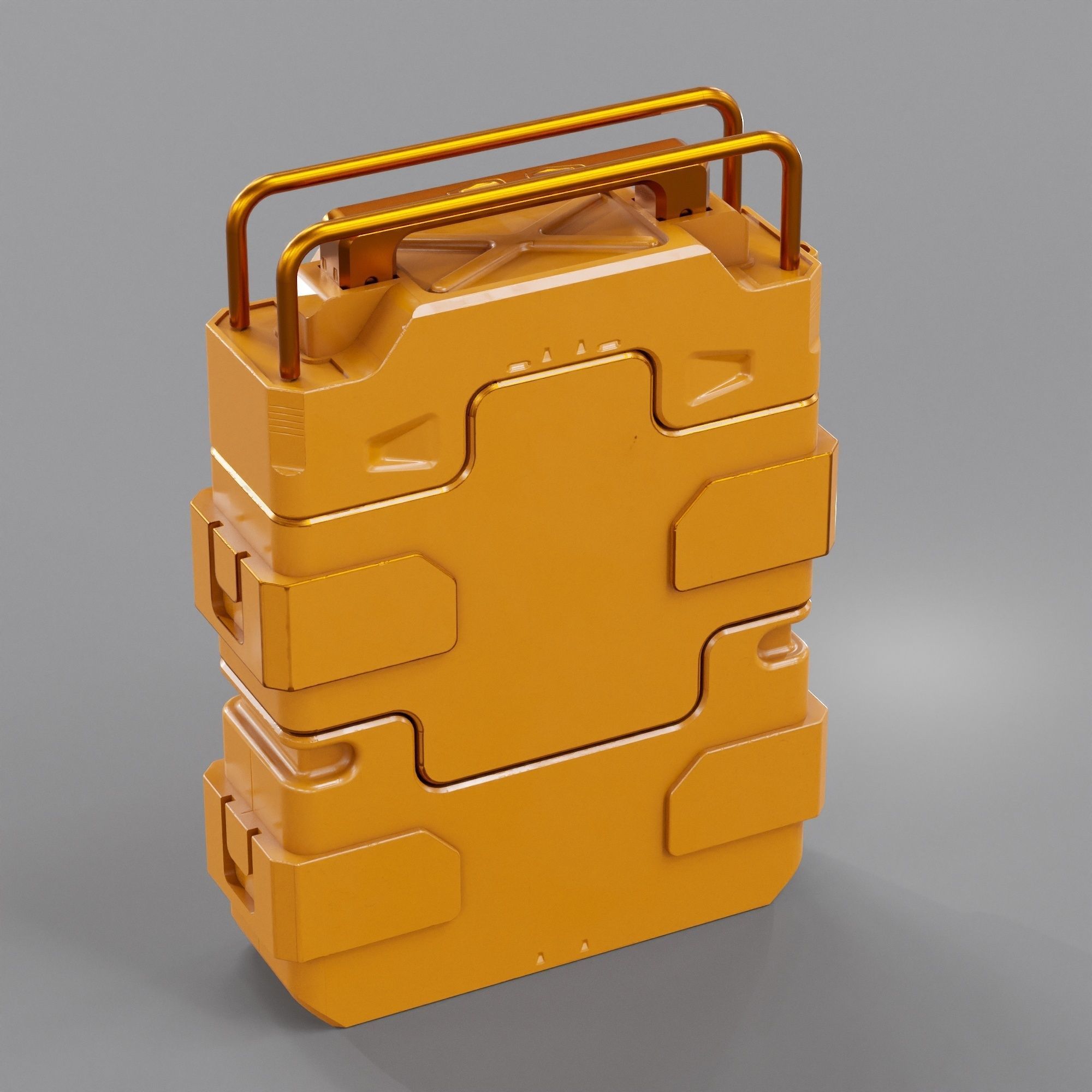 Sci-fi Advance MedKit PBR Low-poly 3D model_11