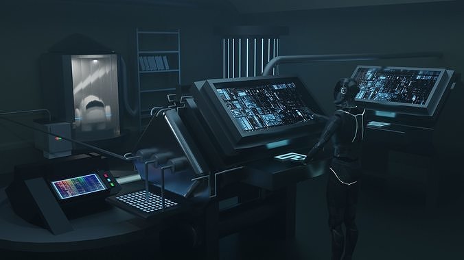 sci-fi  3D model