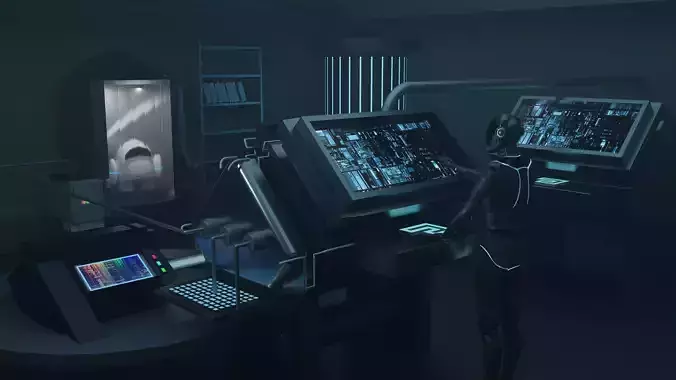 sci-fi  3D model