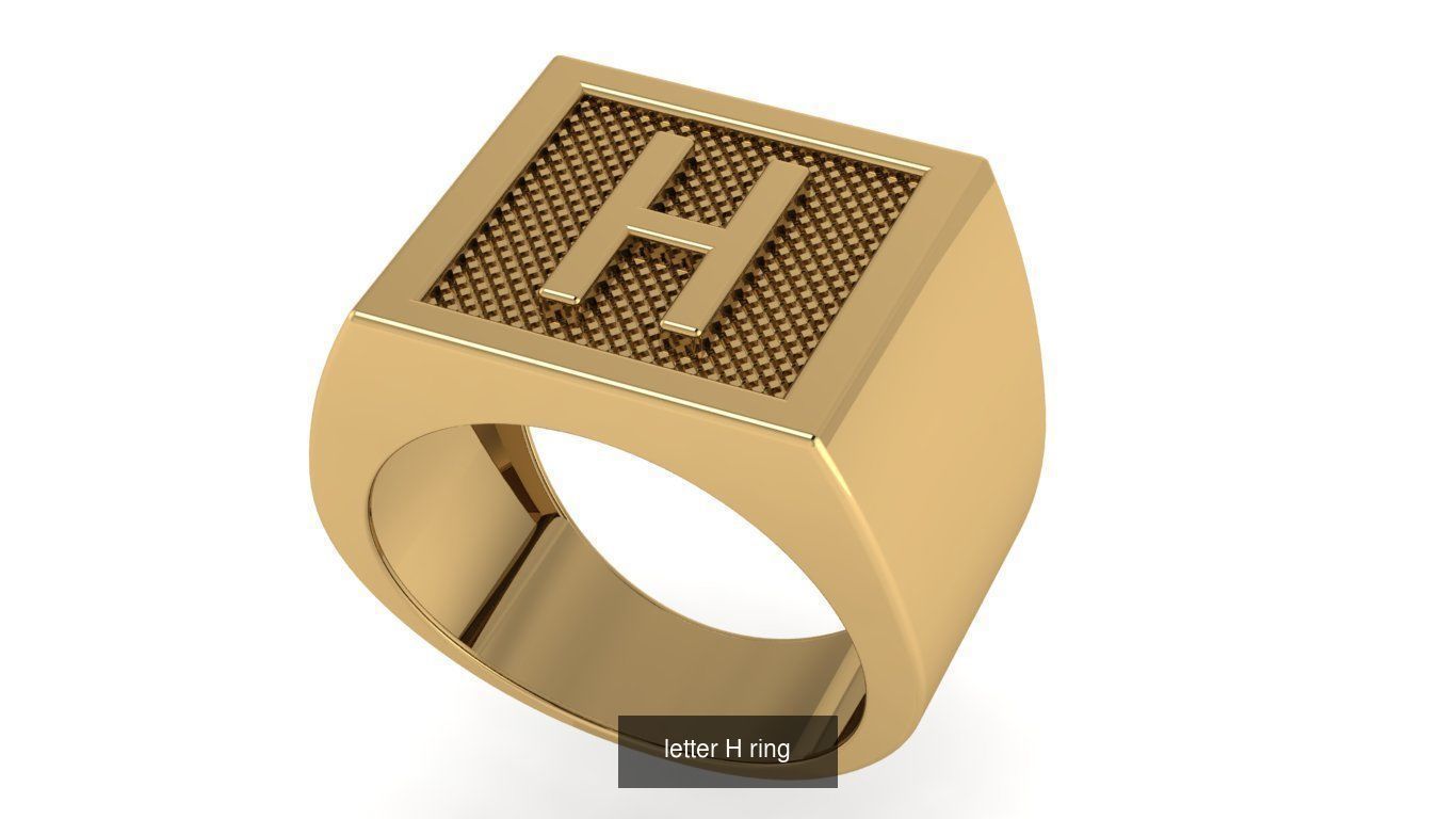 alphabet letter ring Collection _22