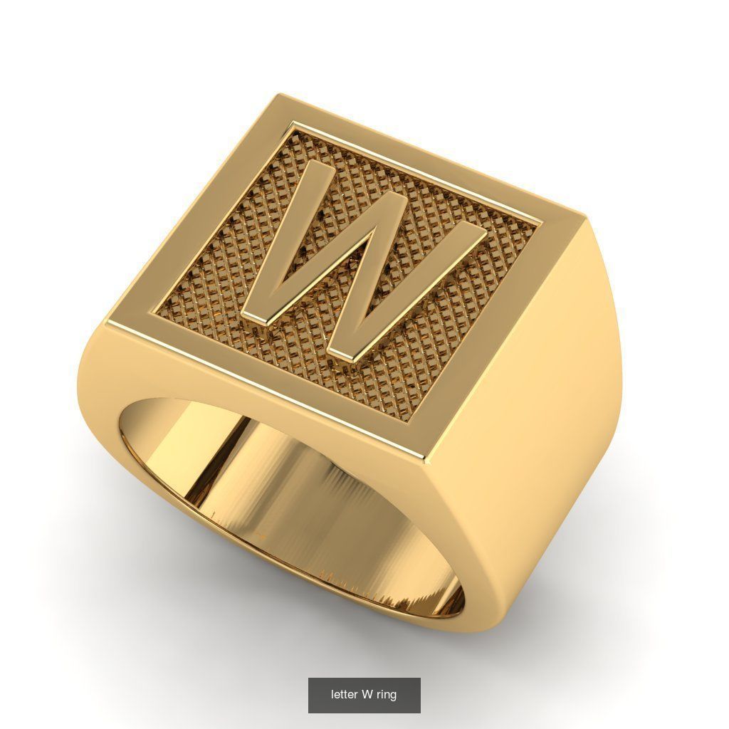 alphabet letter ring Collection _42
