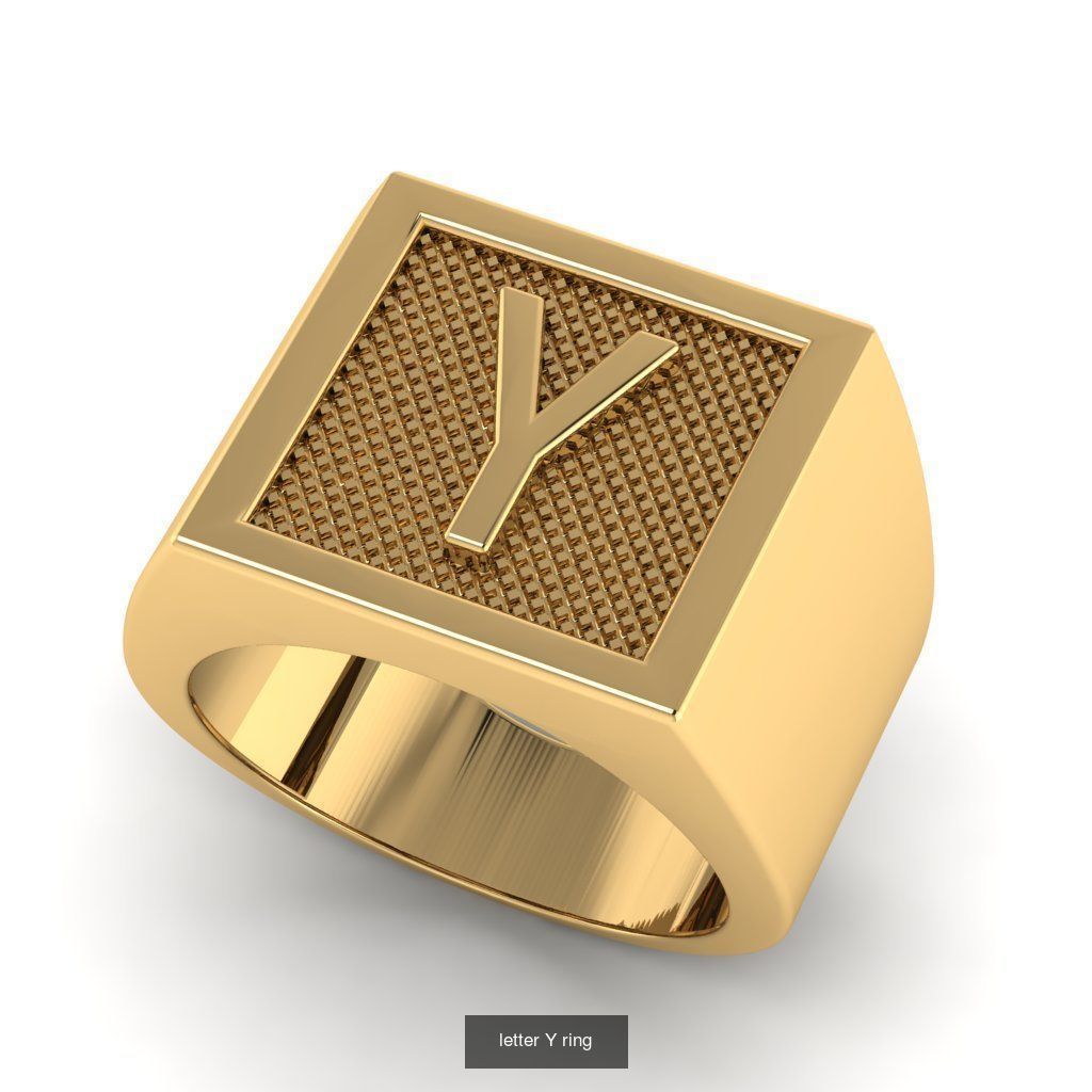 alphabet letter ring Collection _46