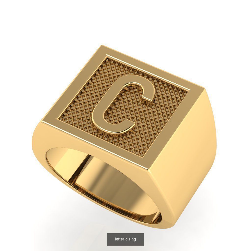 alphabet letter ring Collection _12