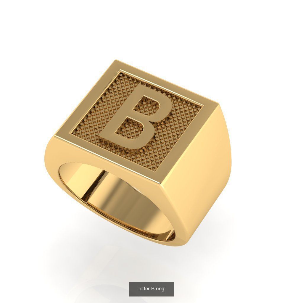 alphabet letter ring Collection _10