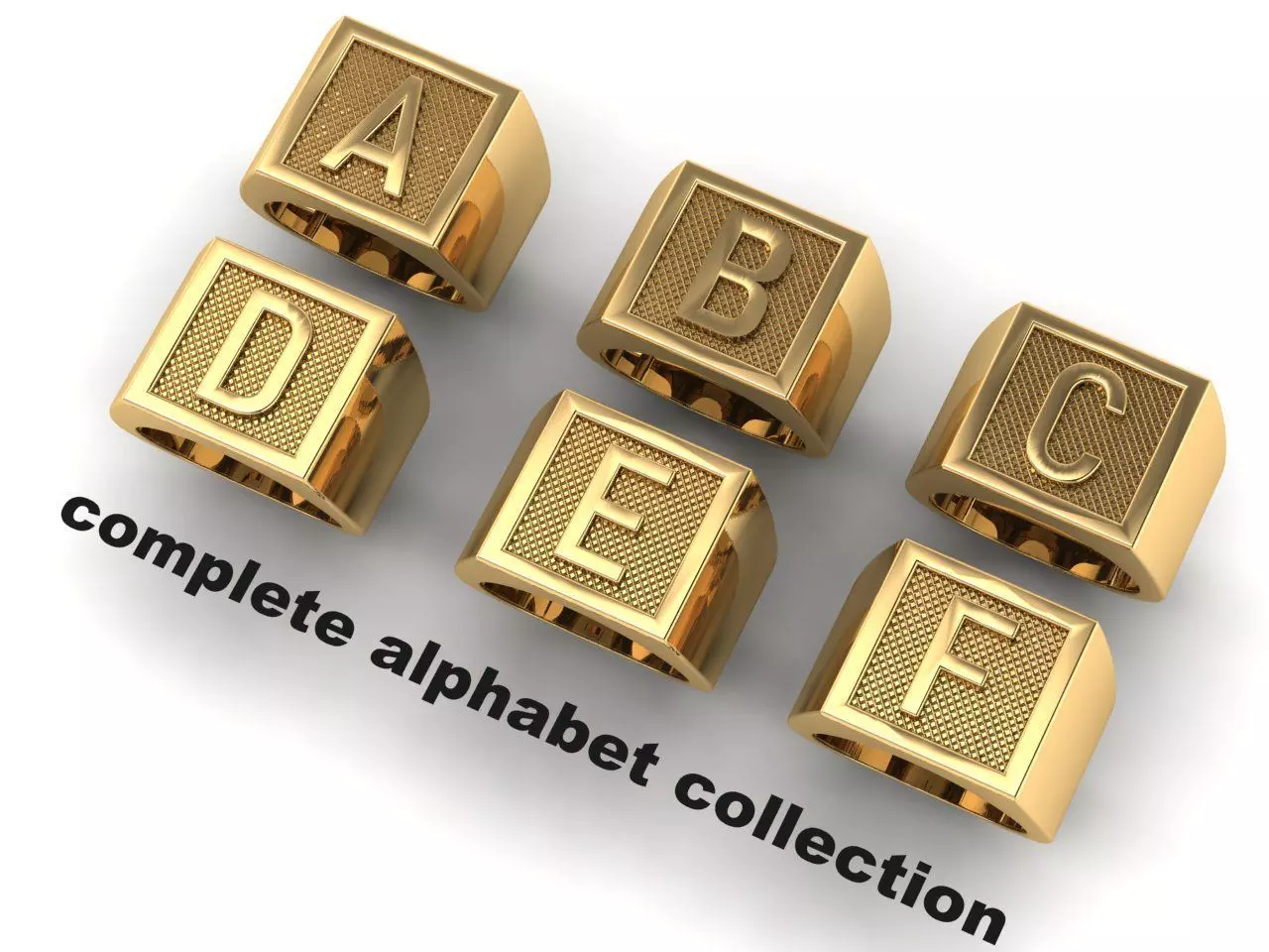 alphabet letter ring Collection _0