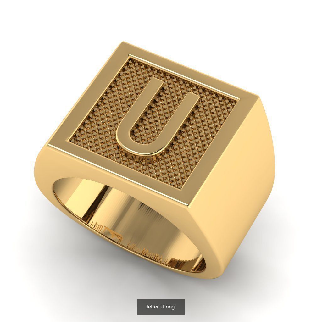 alphabet letter ring Collection _38