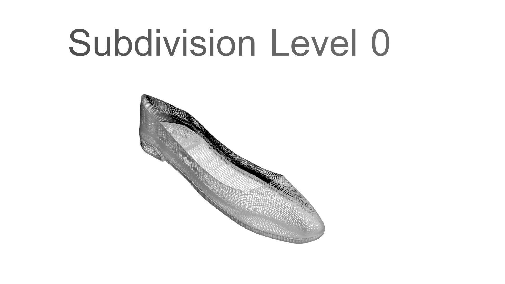 Transparent Woman Shoes Set 3D model_27