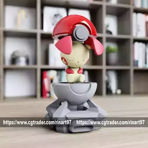 Plusle in the Pokeball from pokemon