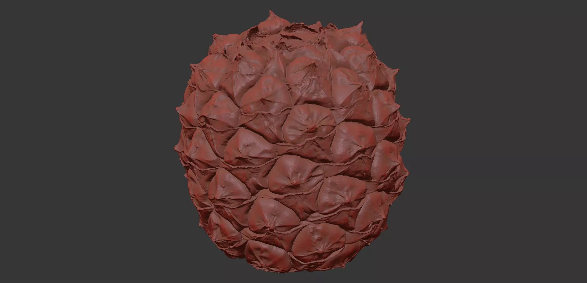 Pineapple 3D model_7