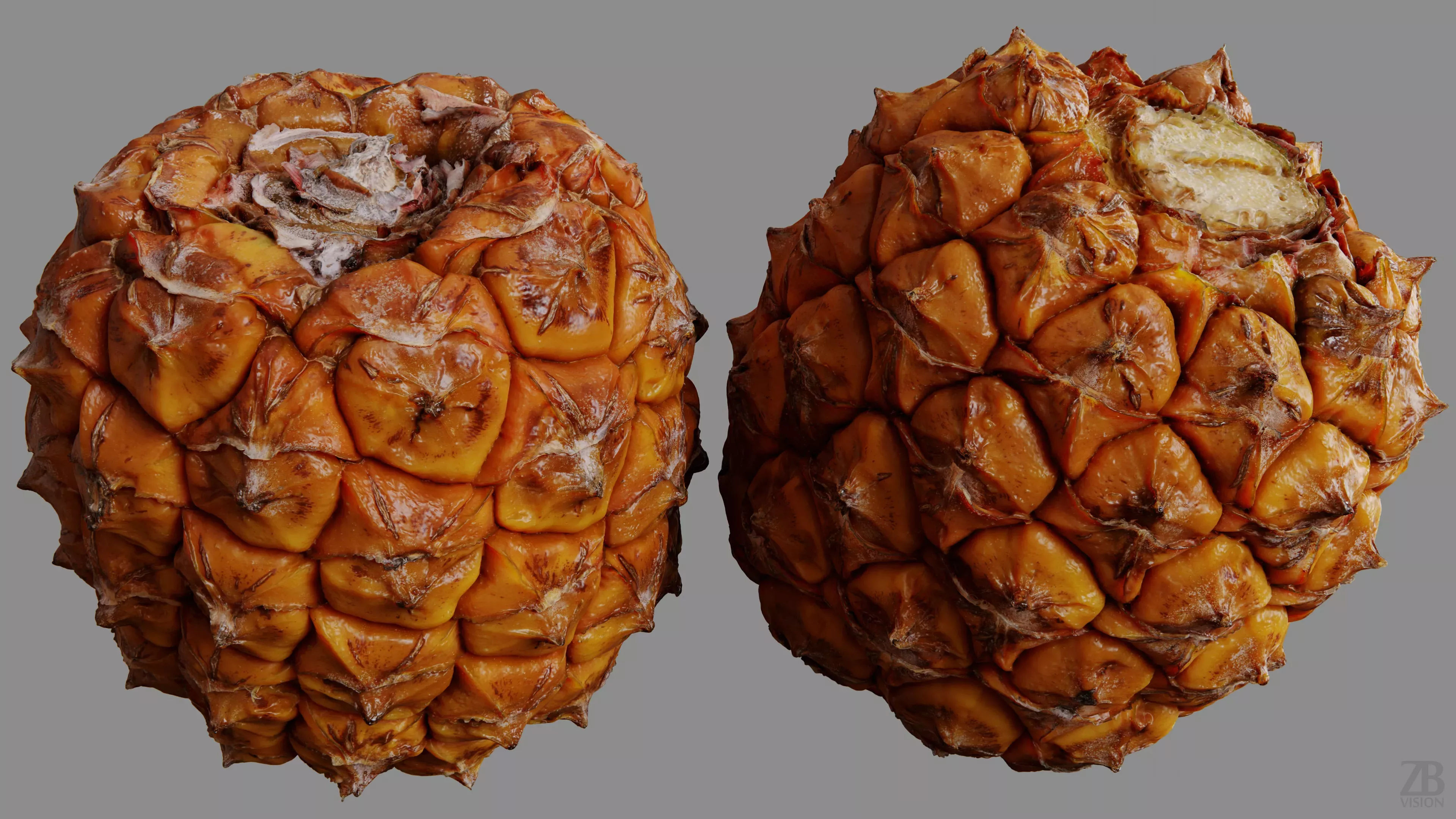 Pineapple 3D model_9