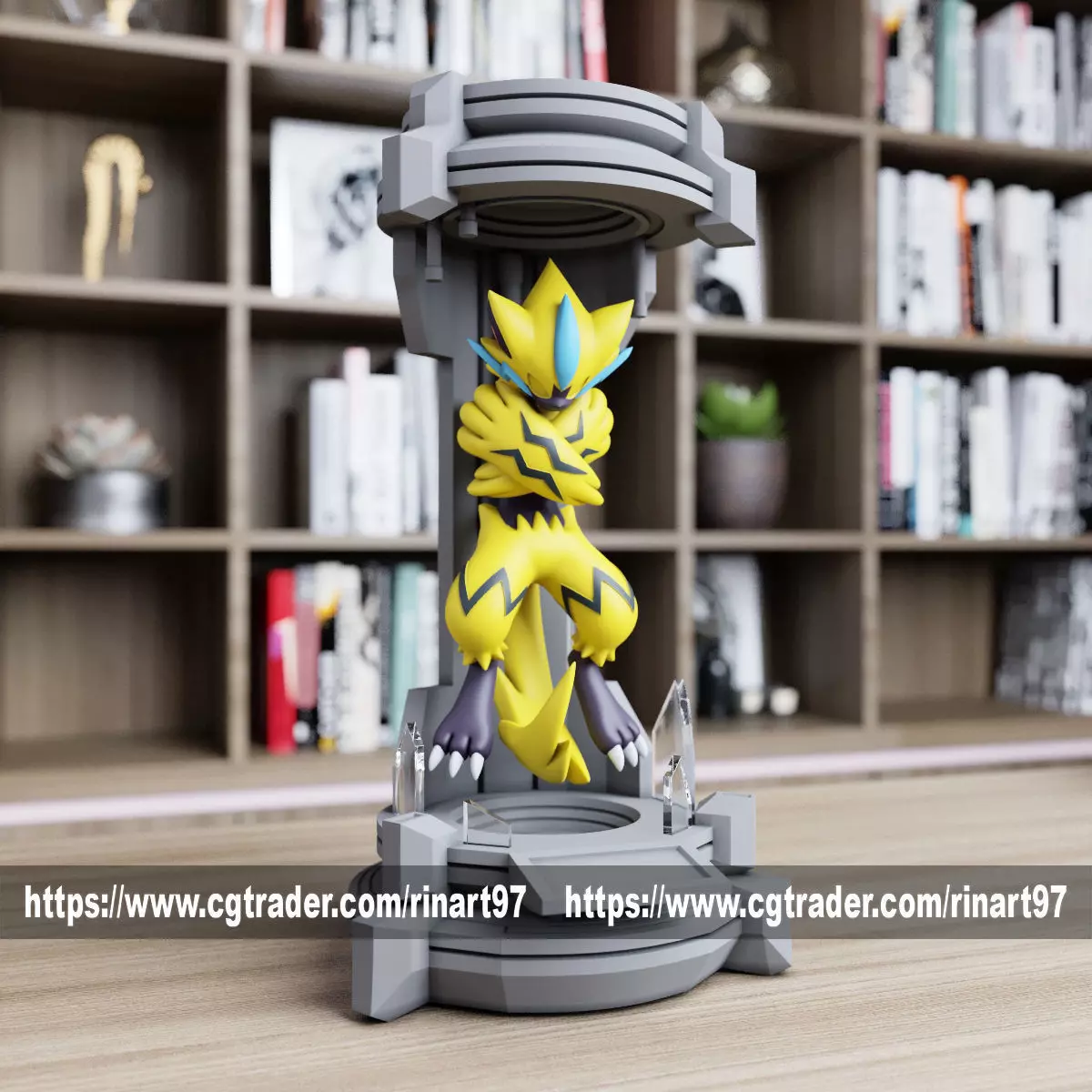 Zeraora in the lab from pokemon 3D print model_0