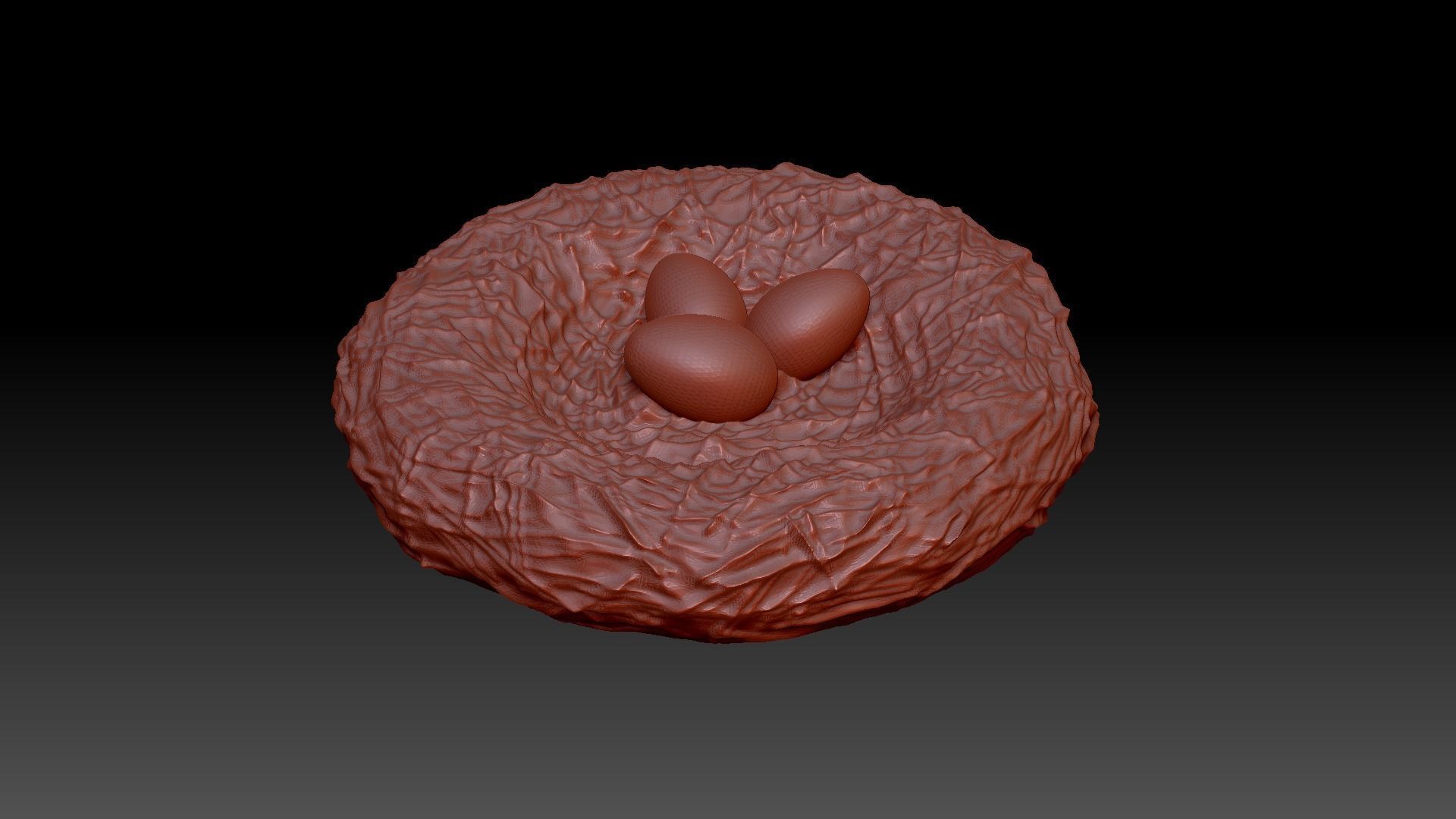 Chickens for 3d printing Low-poly 3D model_17