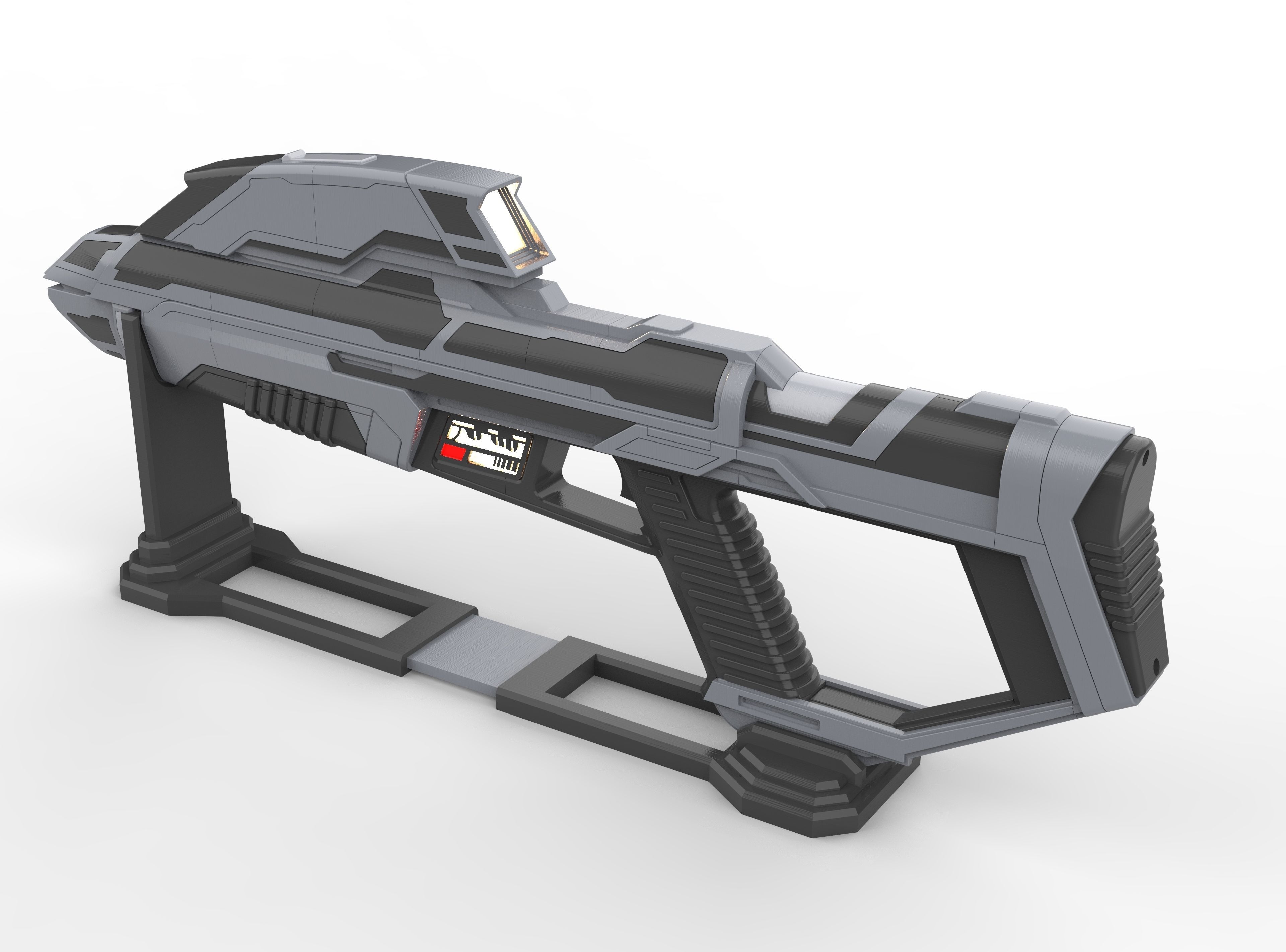 Starfleet Phaser Cannon - Star Trek - STL and CAD - Personal Use 3D print model_4
