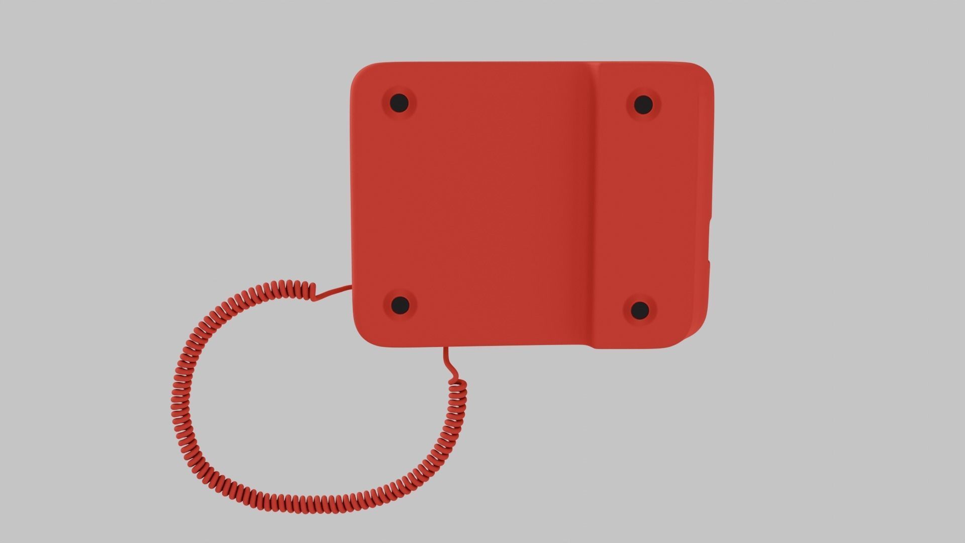 Retro Phone 3D model_9