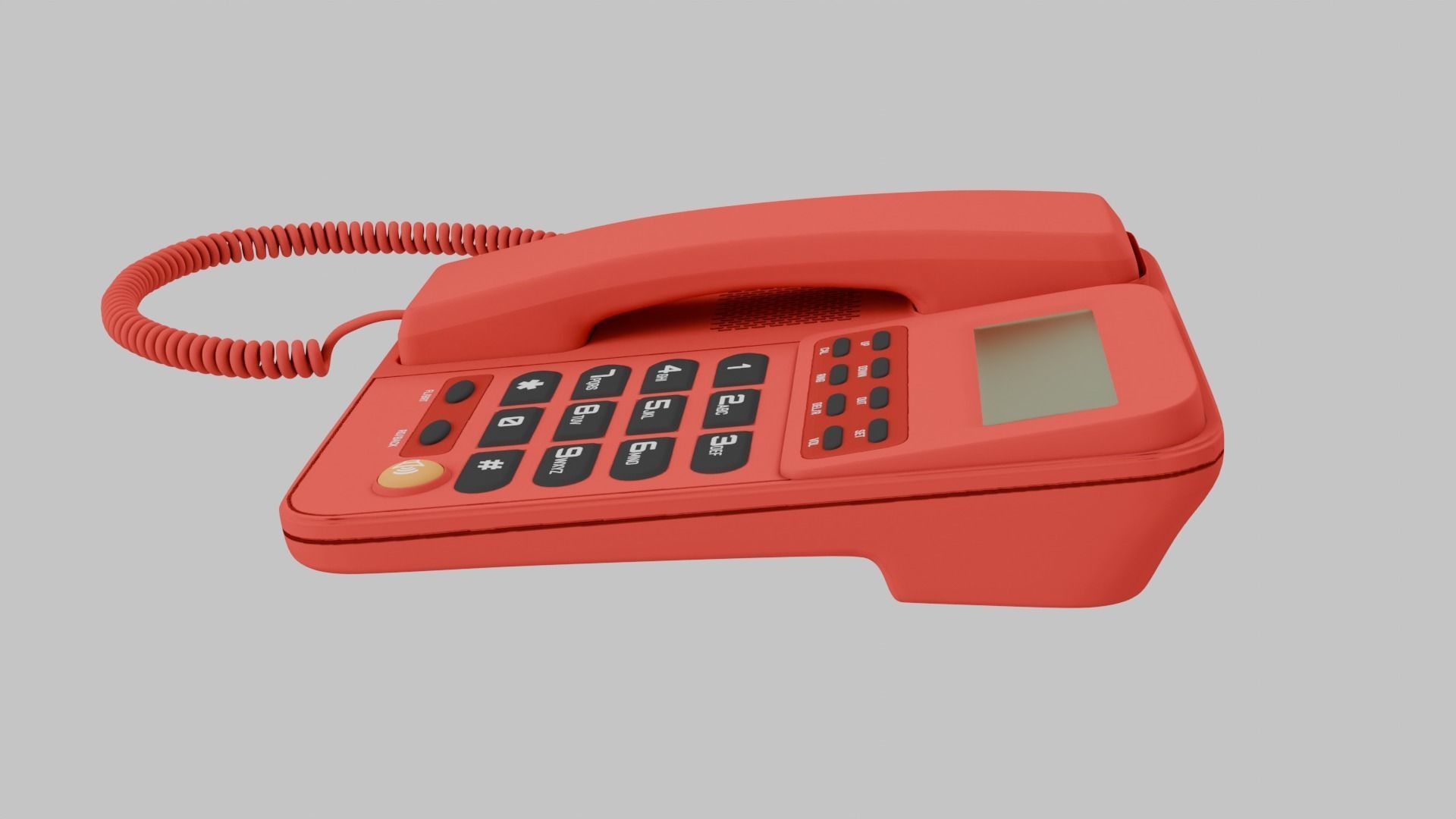 Retro Phone 3D model_7