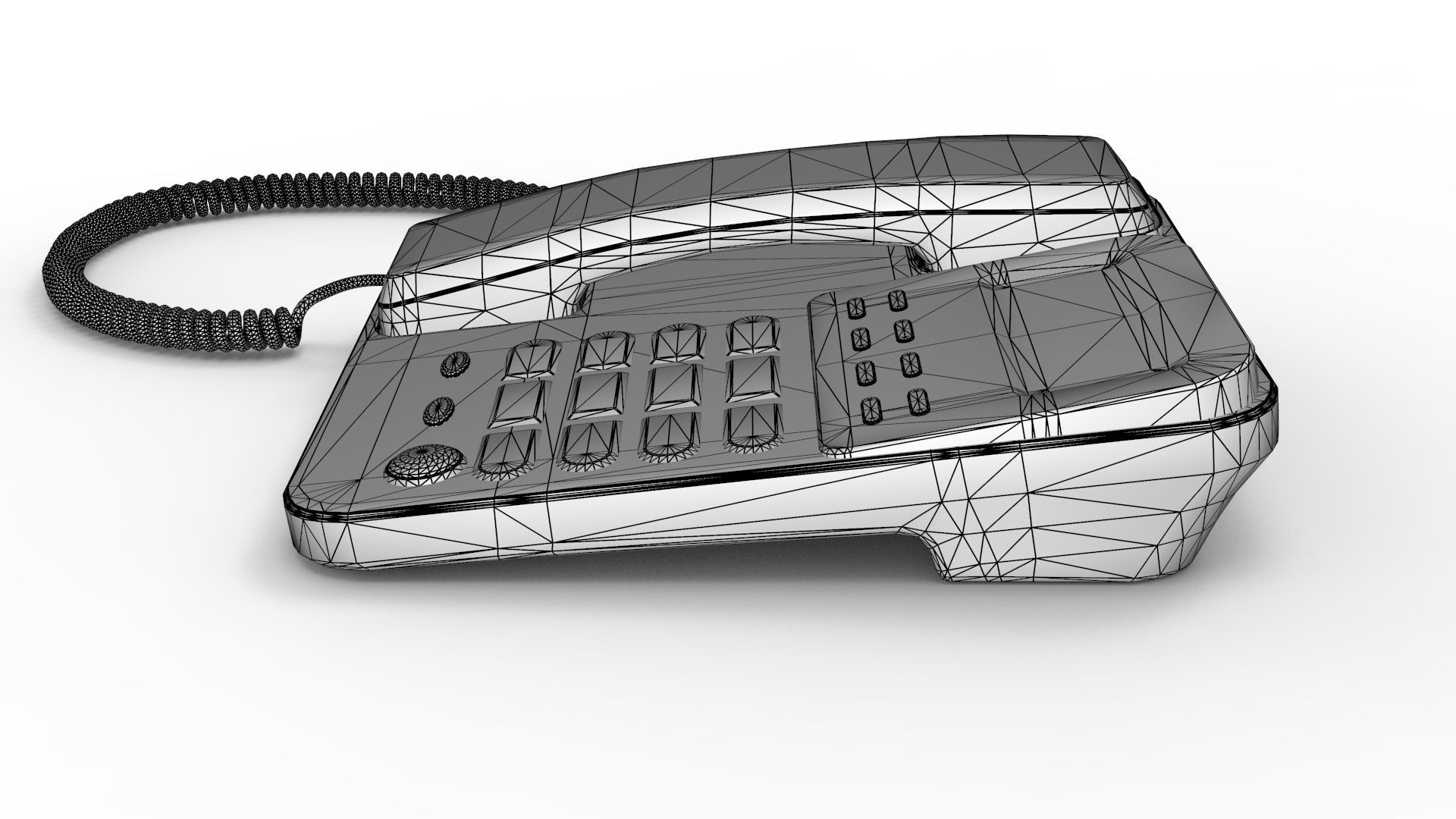 Retro Phone 3D model_17