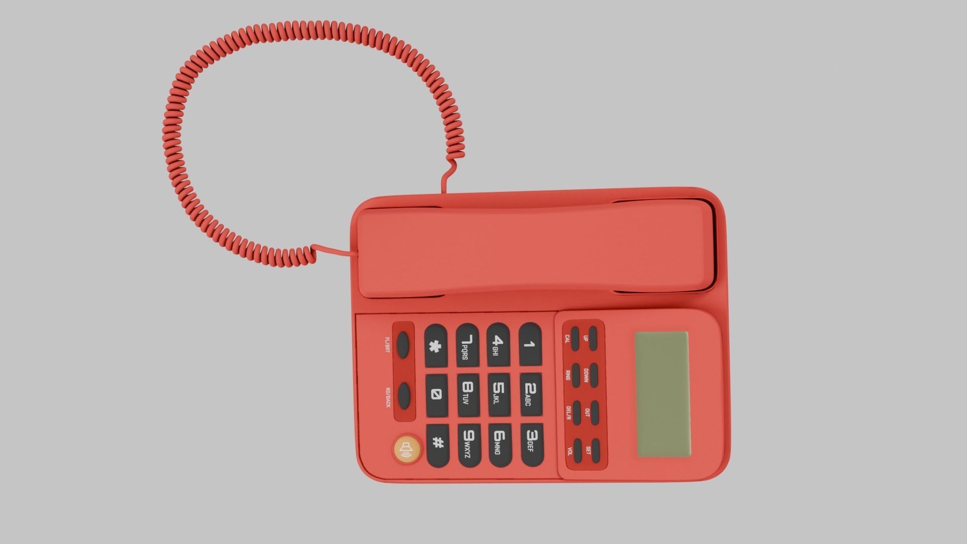 Retro Phone 3D model_8