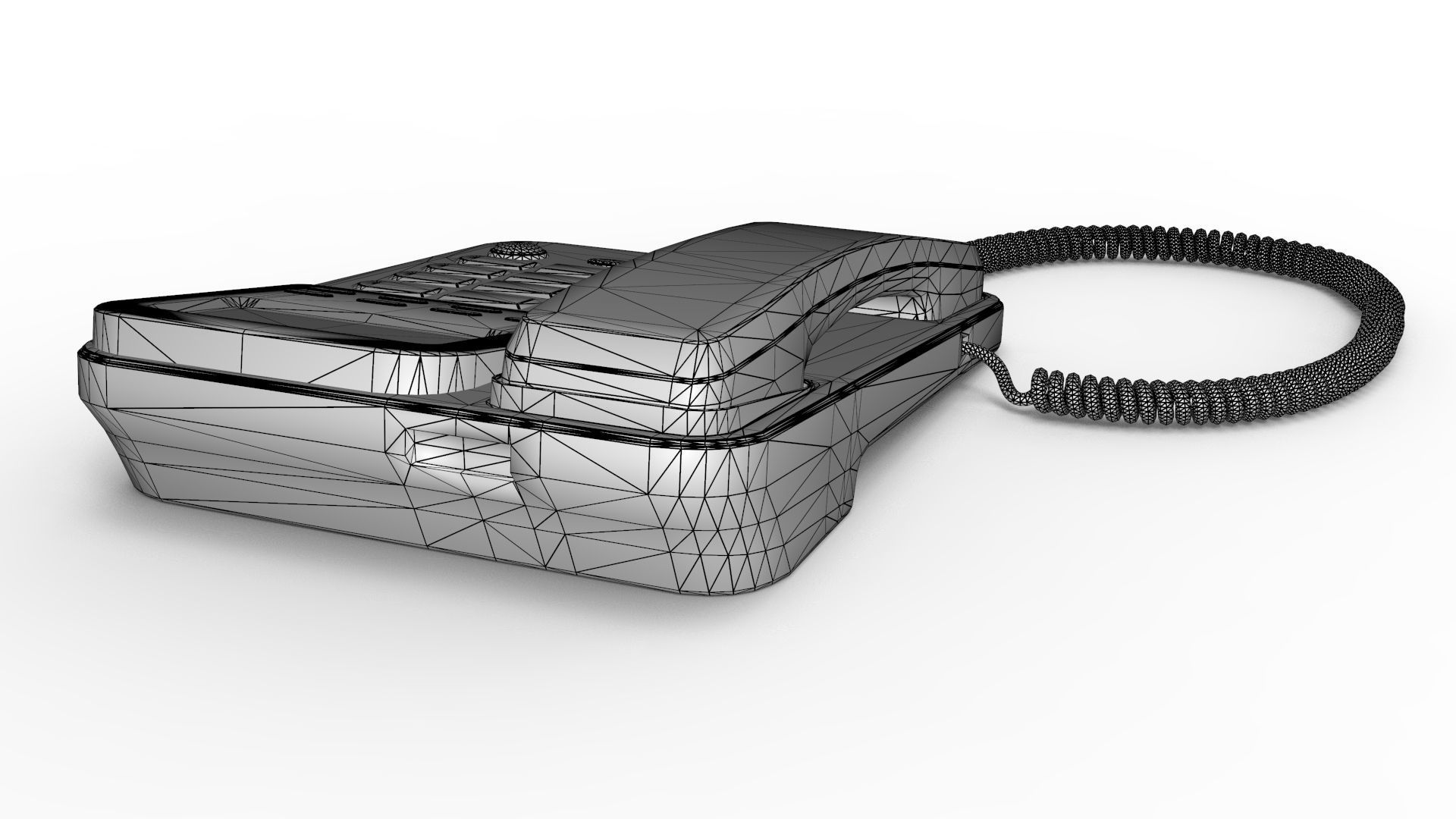 Retro Phone 3D model_14