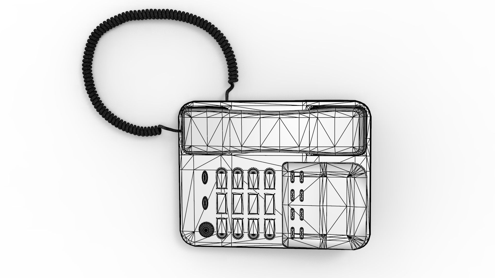 Retro Phone 3D model_18