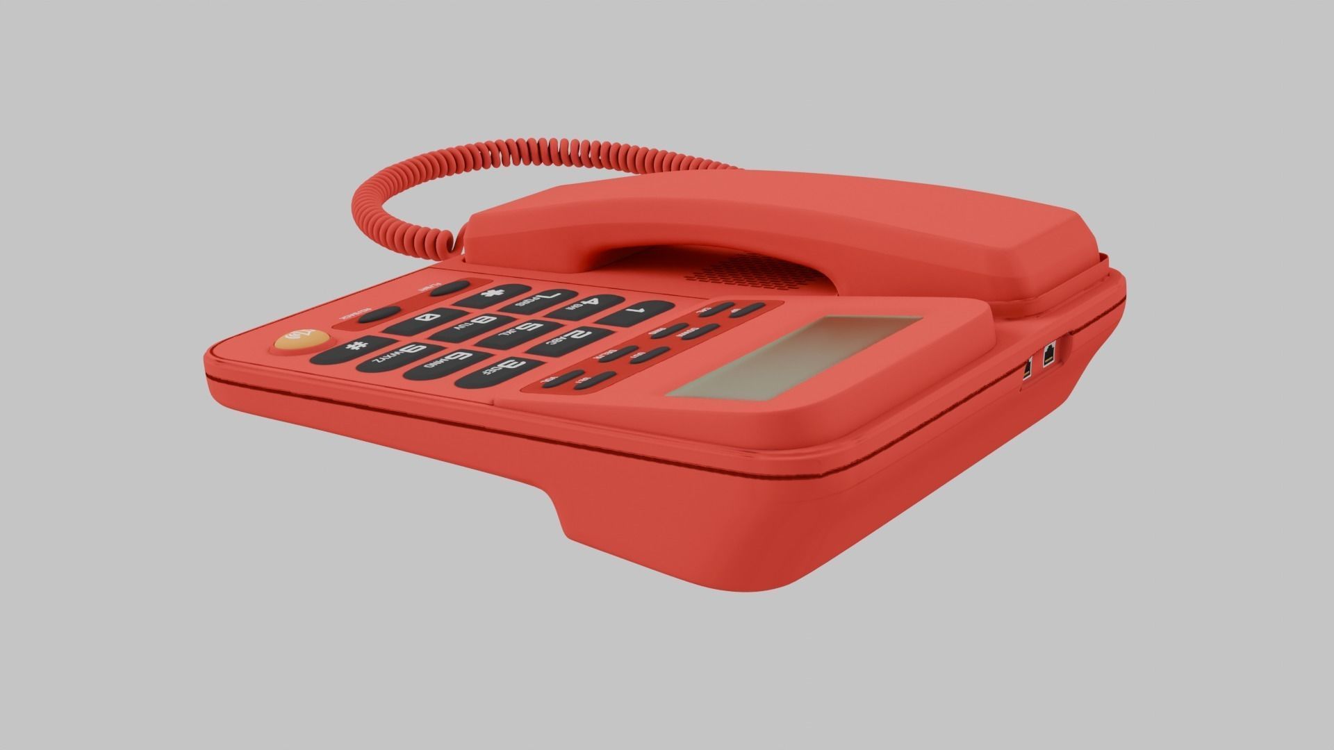 Retro Phone 3D model_6