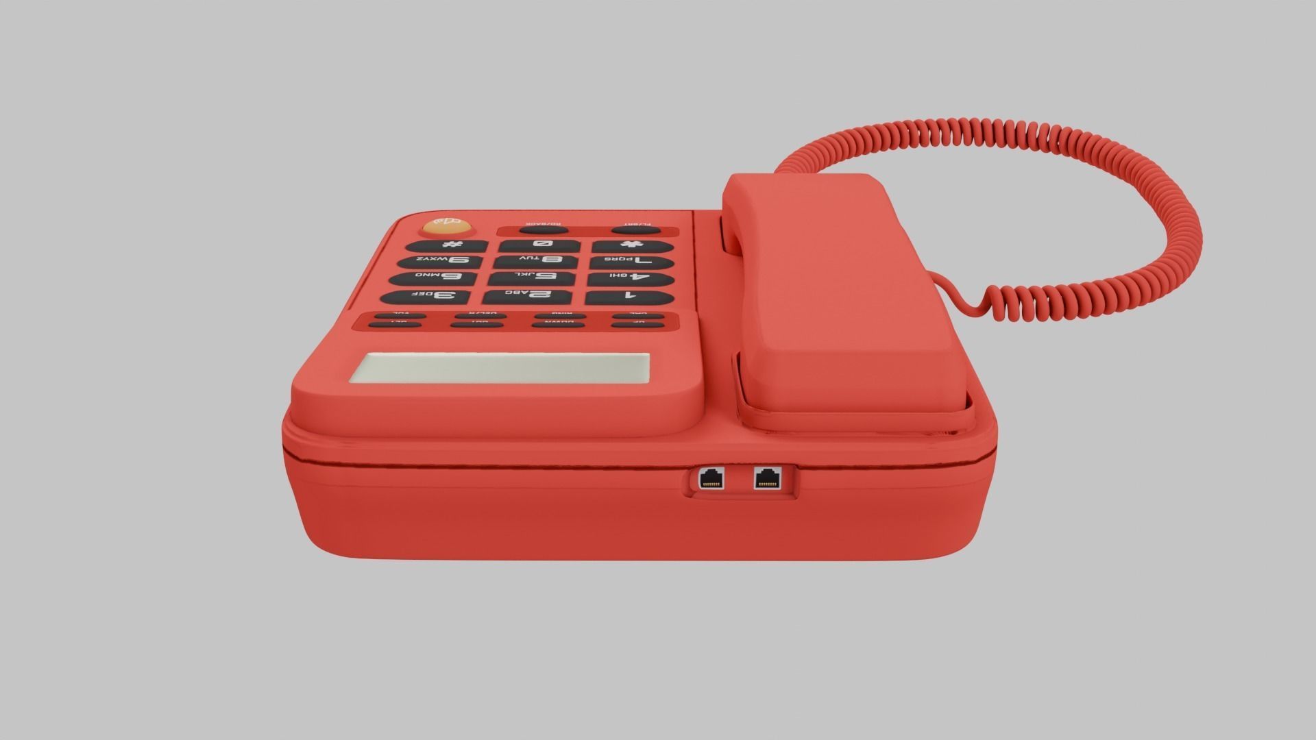 Retro Phone 3D model_5
