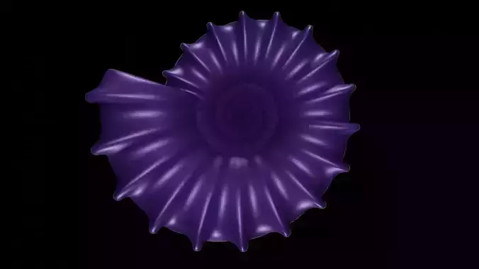 Tumaricone Shell Ventral Nodes 3D print model