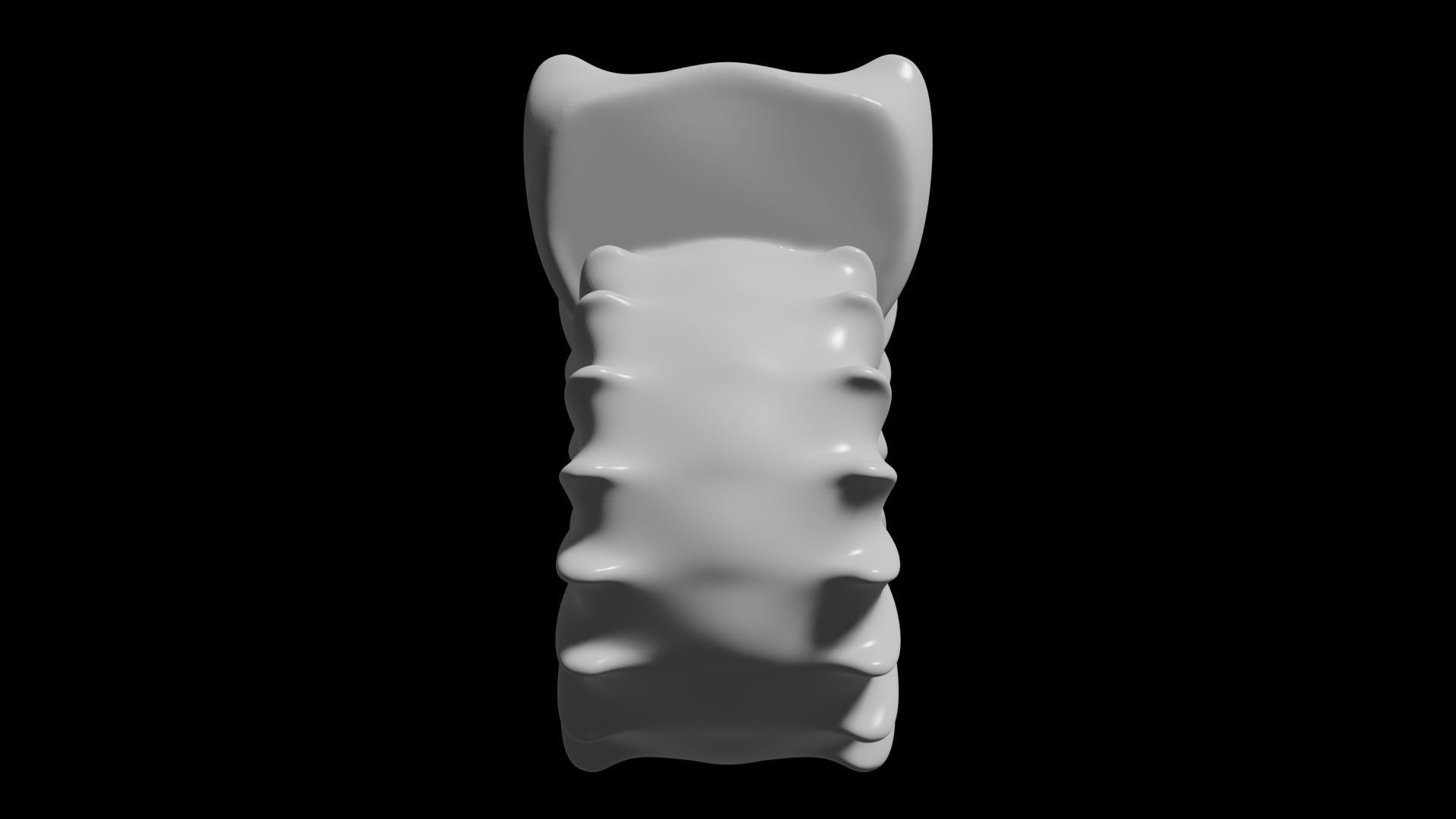 Tumaricone Shell Ventral Nodes 3D print model_9