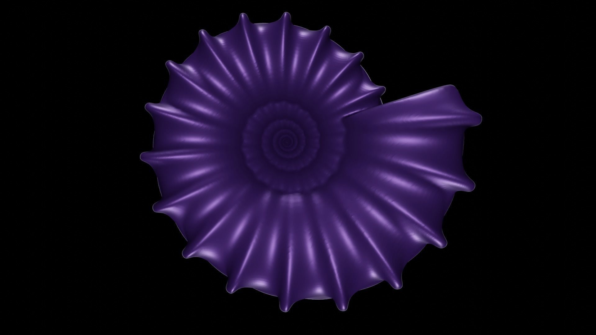 Tumaricone Shell Ventral Nodes 3D print model_3