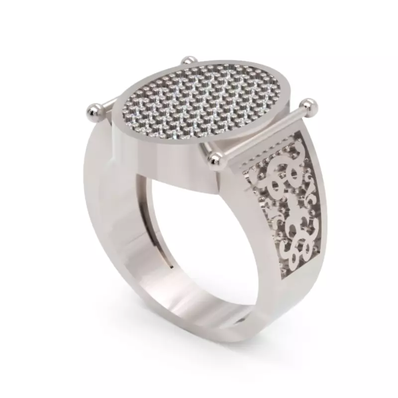 Men Ring 11 3D Printable Jewelry Model 3D print model_0