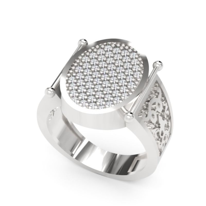 Men Ring 11 3D Printable Jewelry Model 3D print model_4