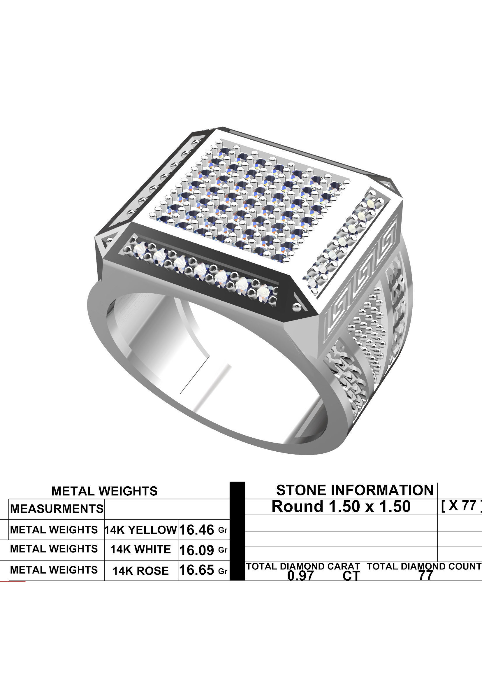 Men Ring 12  3D Printable Jewelry Model 3D print model_6