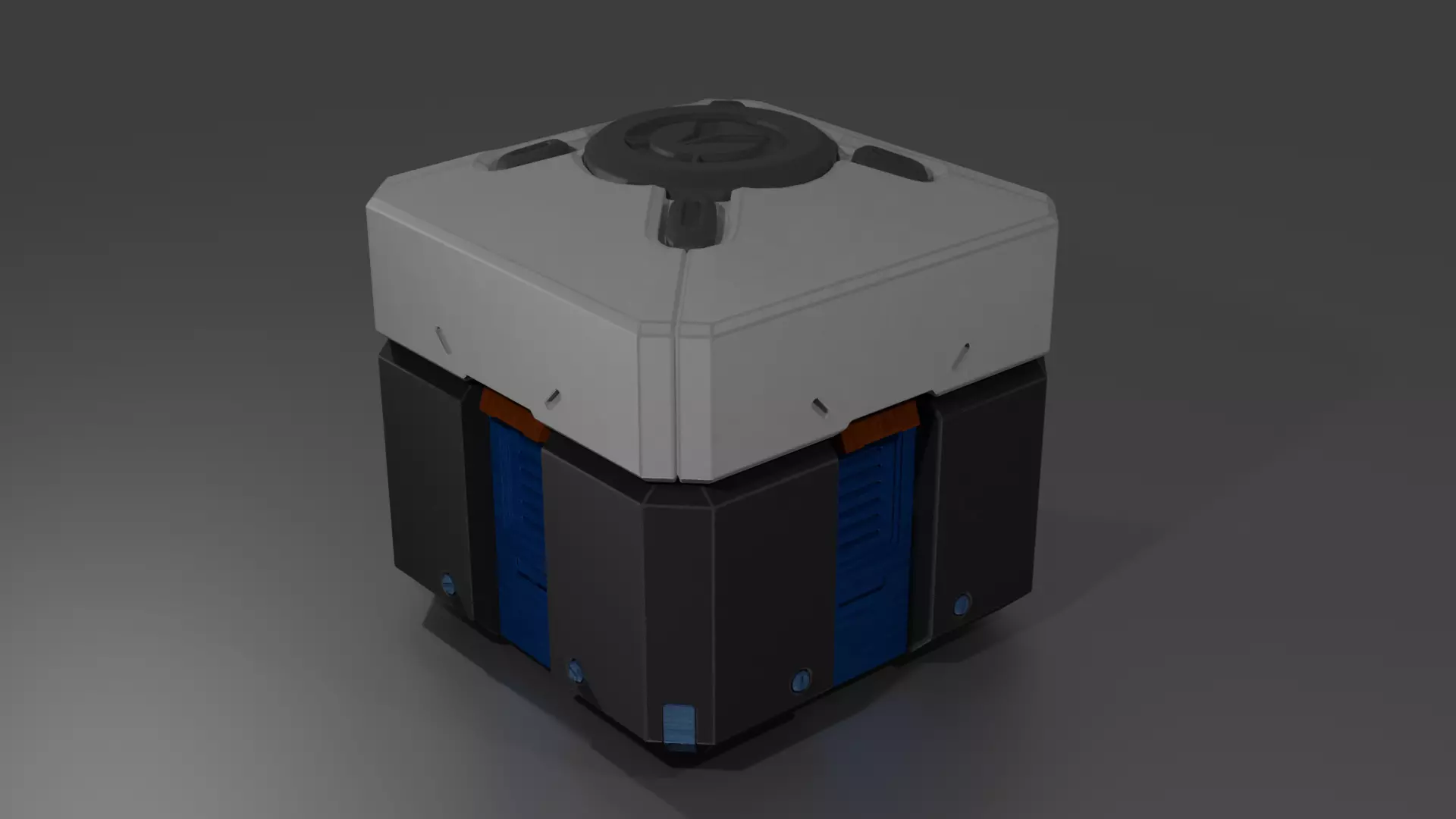 OverWatch Loot Box 3D model_0