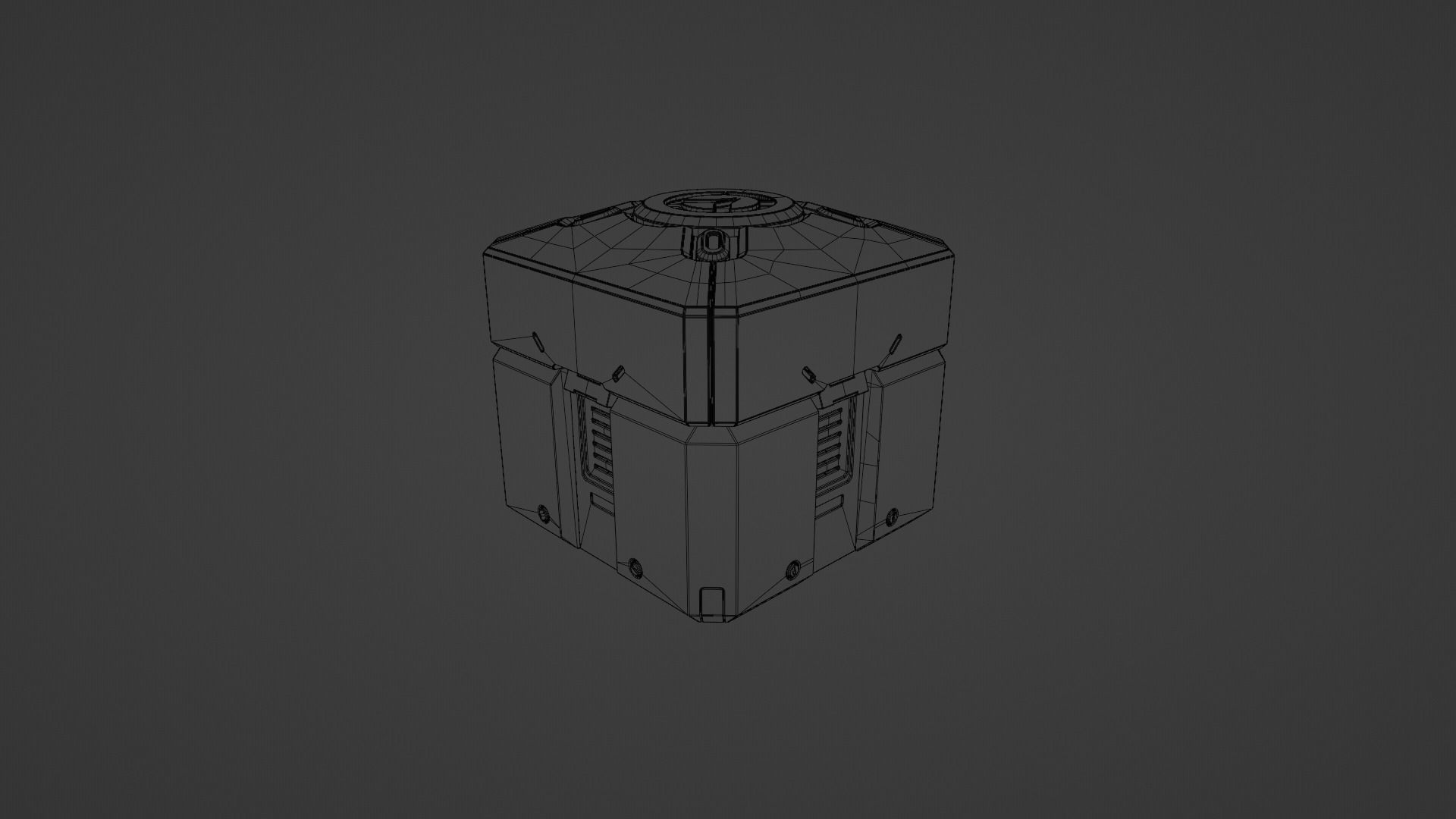 OverWatch Loot Box 3D model_2