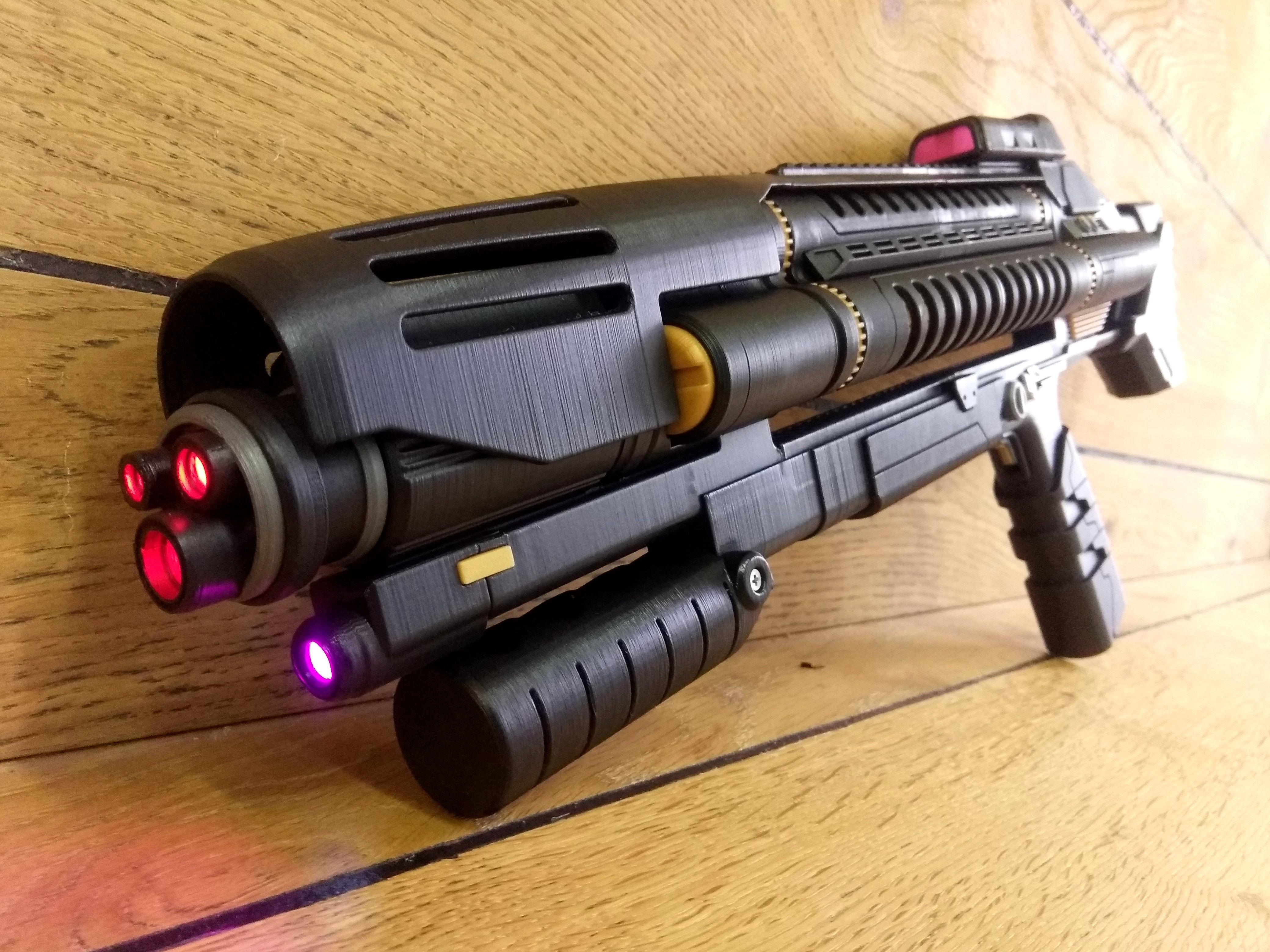 Starfleet Discovery Phaser Cannon - STL and CAD - Personal Use 3D print model_16