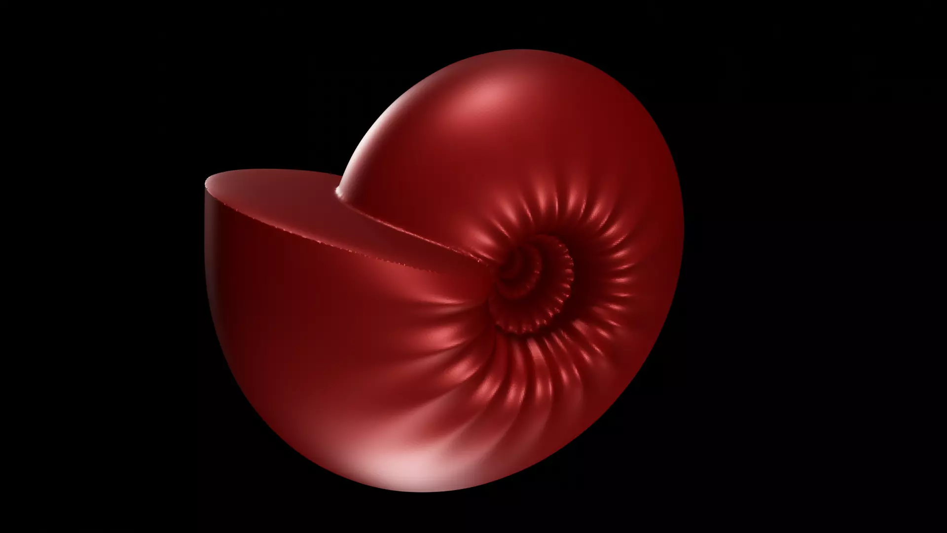 Spherocone Conch Ornamented 3D print model_0