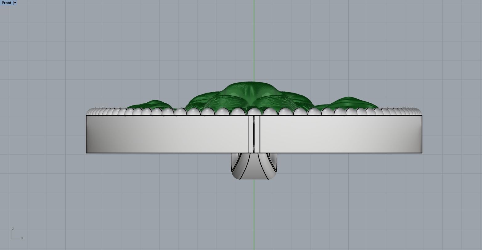 Lion shield pendant model 507 3D print model_7