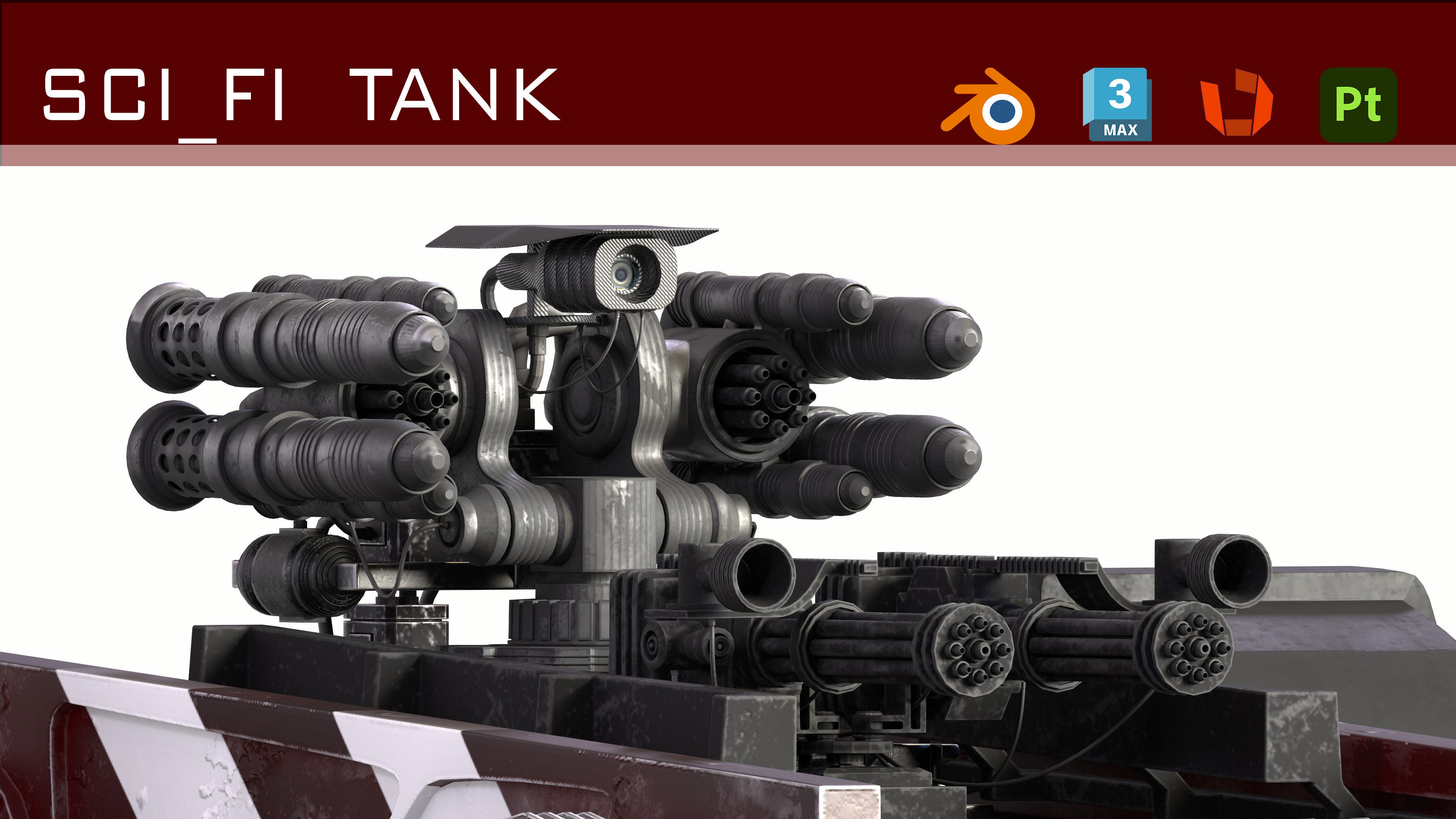 sci fi truck 3D model_5