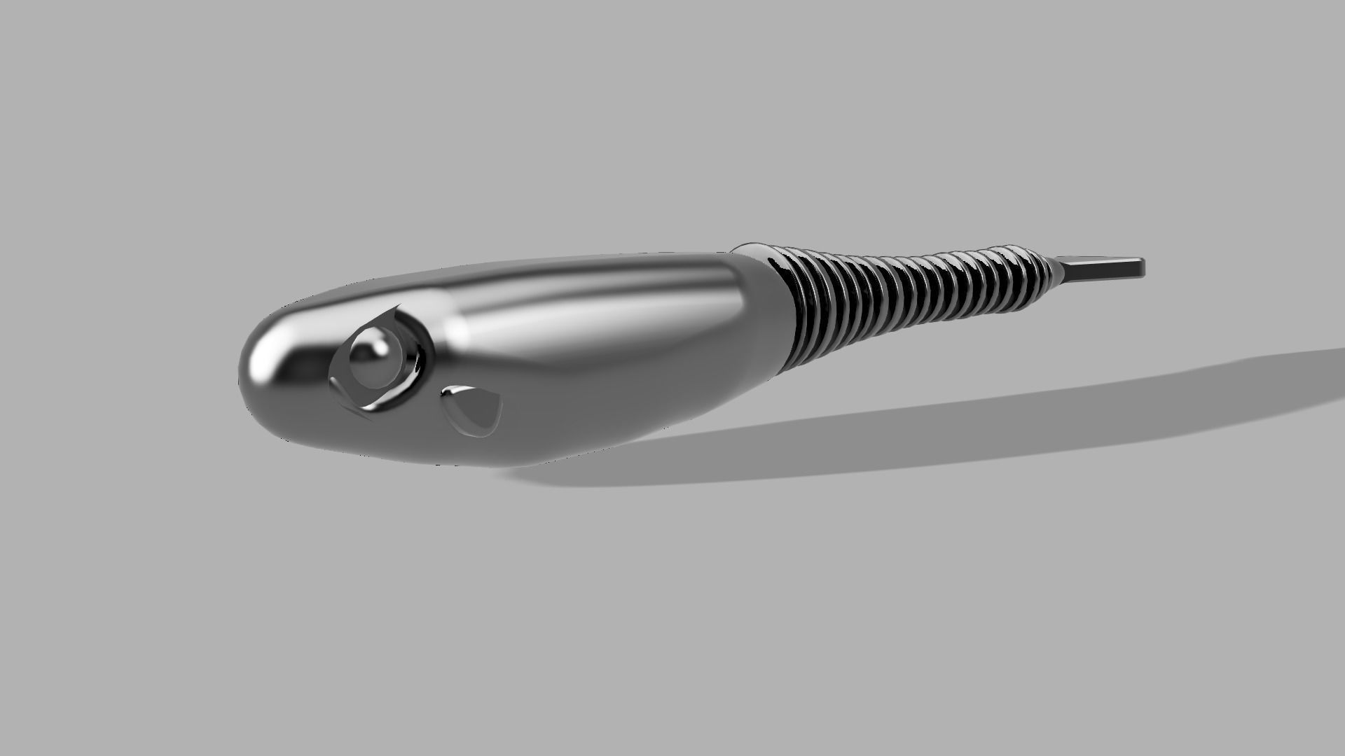 Soft plastic Bait mold GT-SHRIMPATIC 3D print model_2