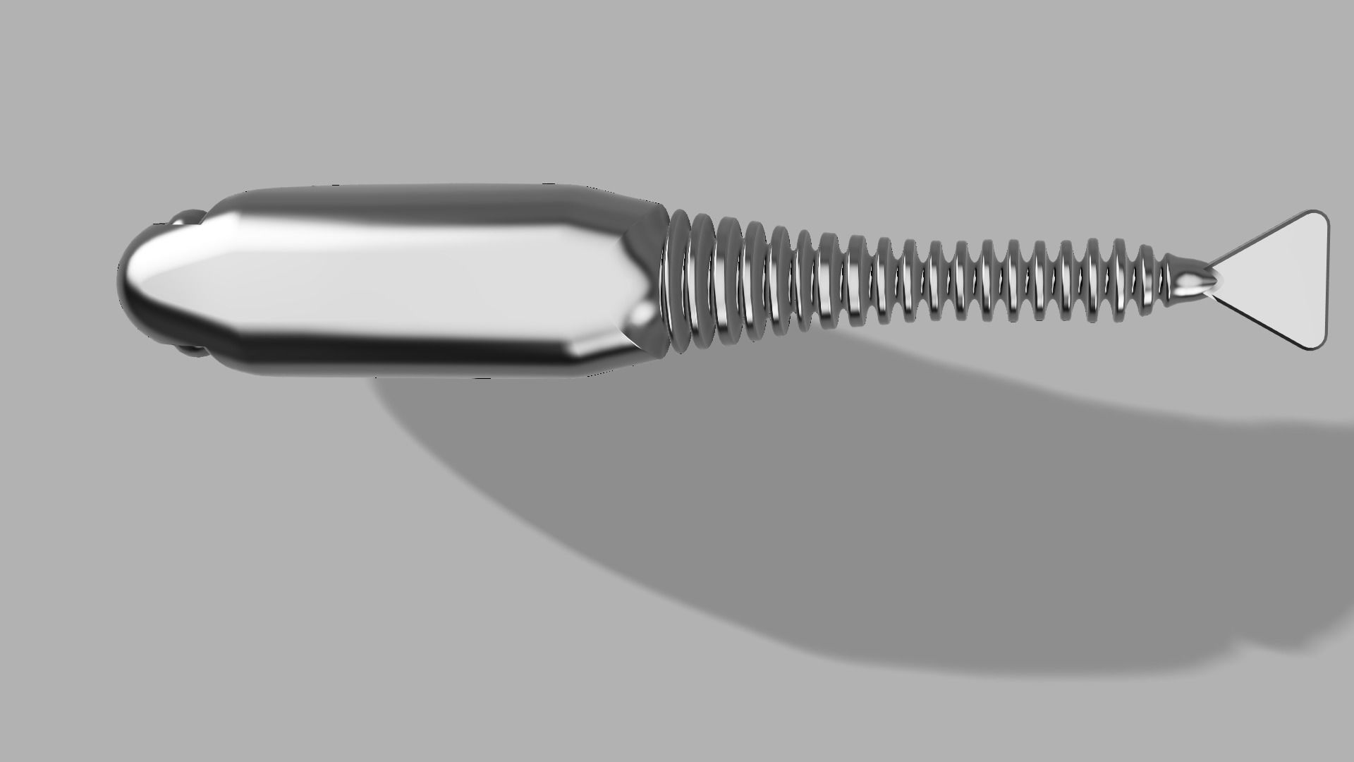 Soft plastic Bait mold GT-SHRIMPATIC 3D print model_3