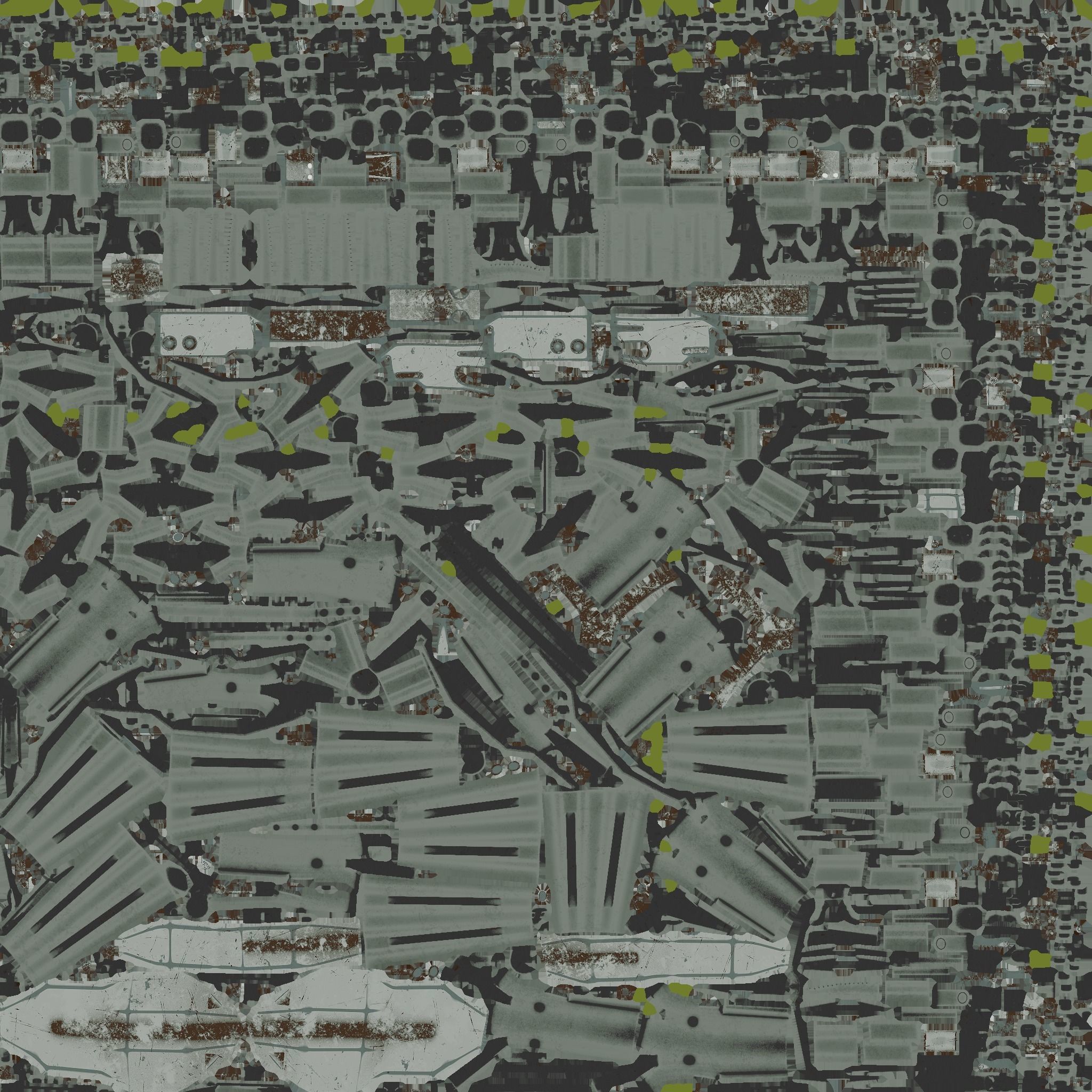 Spider bot v1 rigged and animated Low-poly 3D model_28