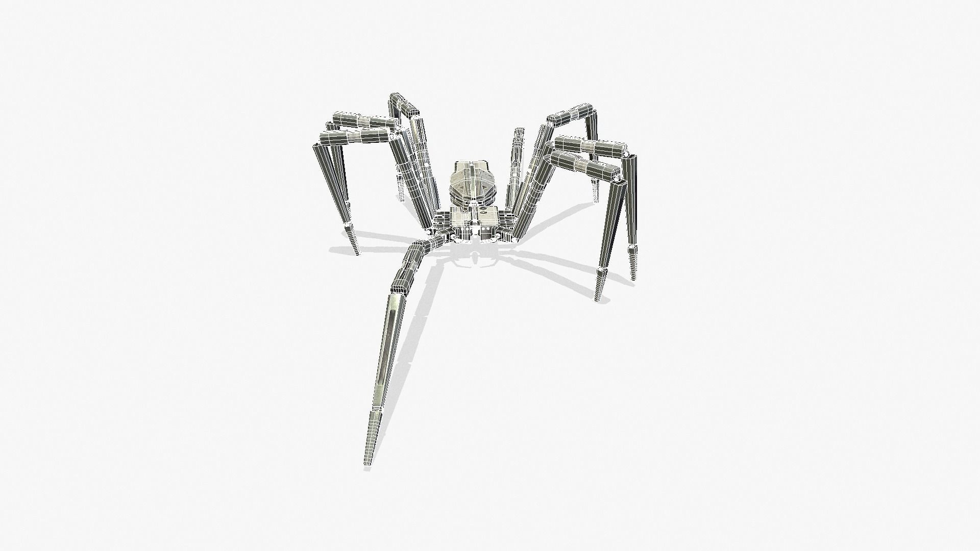 Spider bot v1-v2 and v3 3D Model Collection_22