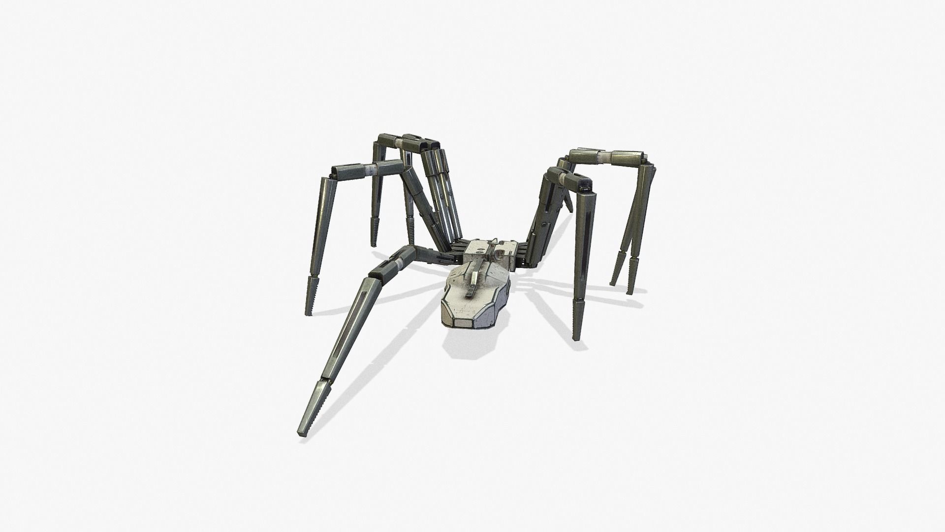 Spider bot v1-v2 and v3 3D Model Collection_14